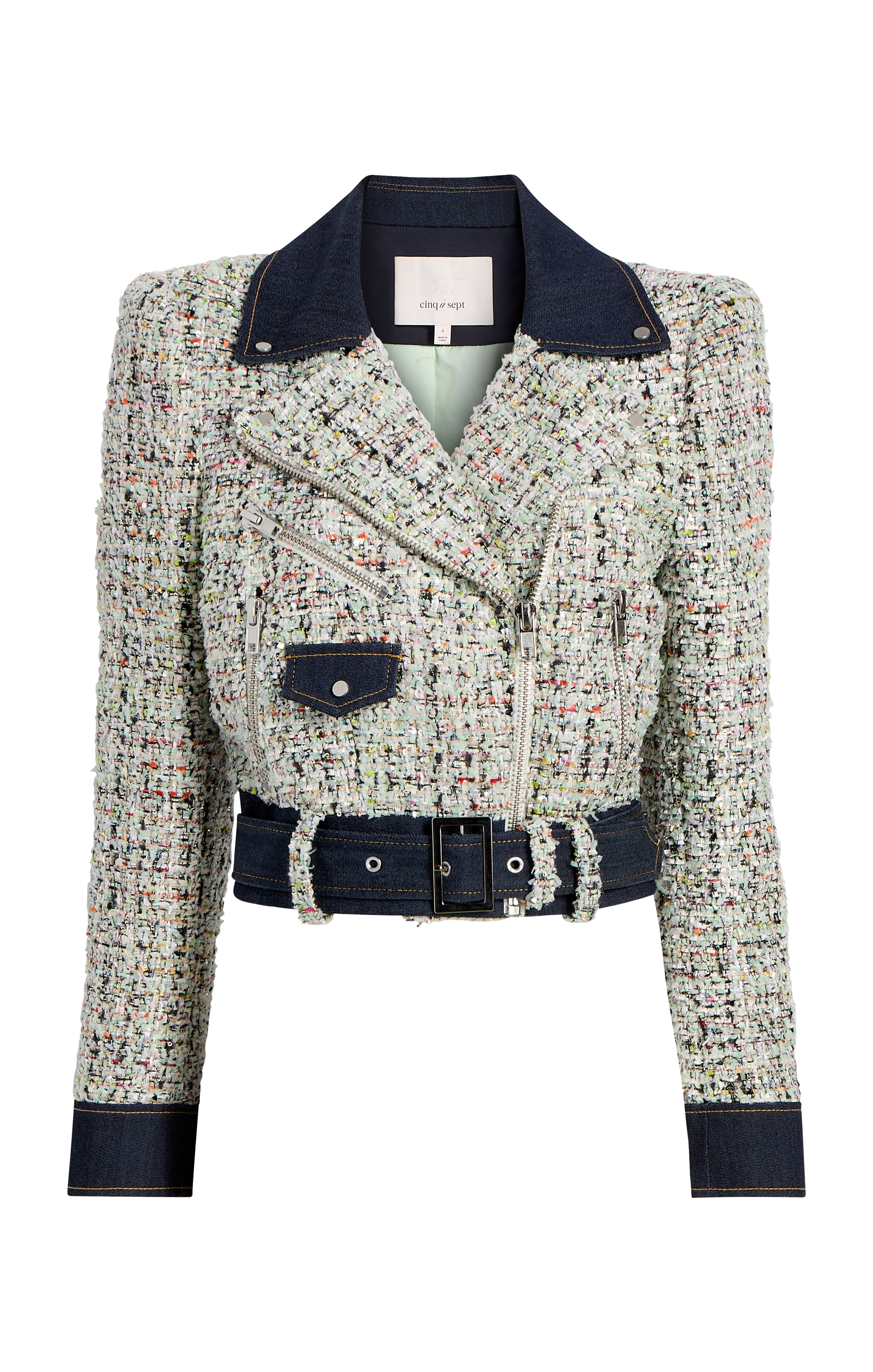 DEFORMATION SUMMER TWEED JACKET（ノーカラージャケット