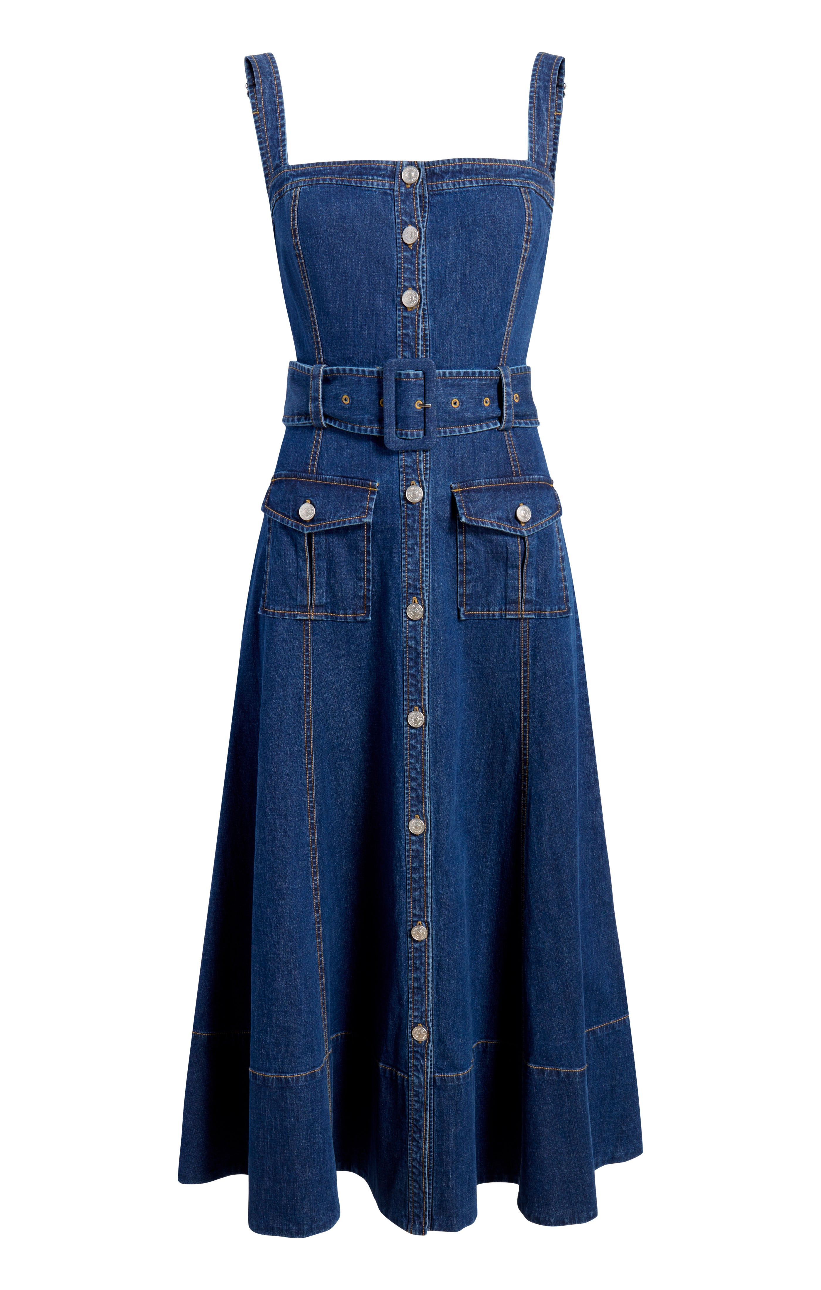 新品Cinq A Sept Vega デニムミディ ドレスサイズ0 Vega Dress – Cinq à Sept