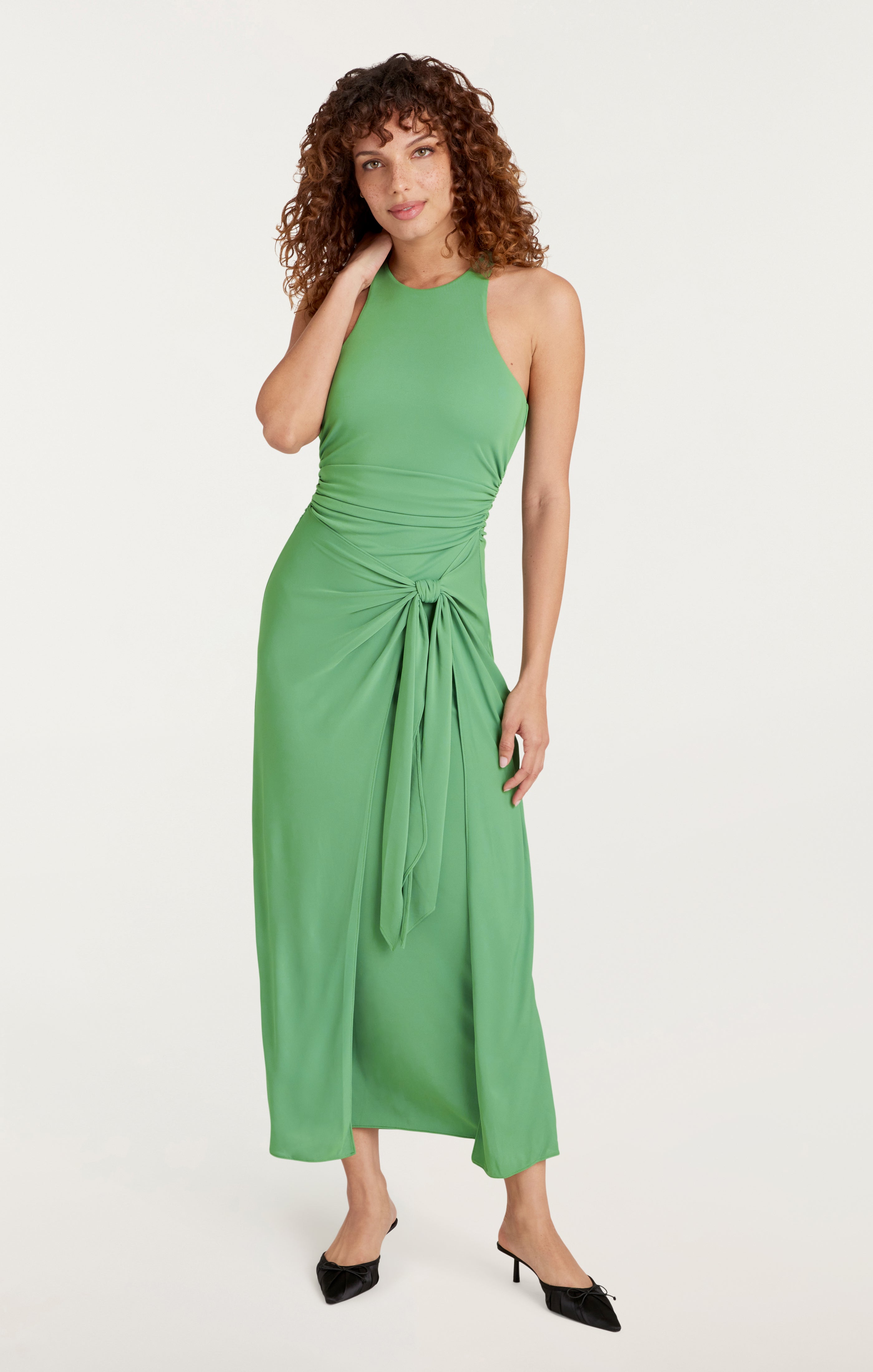 cinq a sept green dress Andie Colina Silk Cocktail Dress Off-the-Shoulder Long Velvet Prom Color:Celdon Marc Jacobs