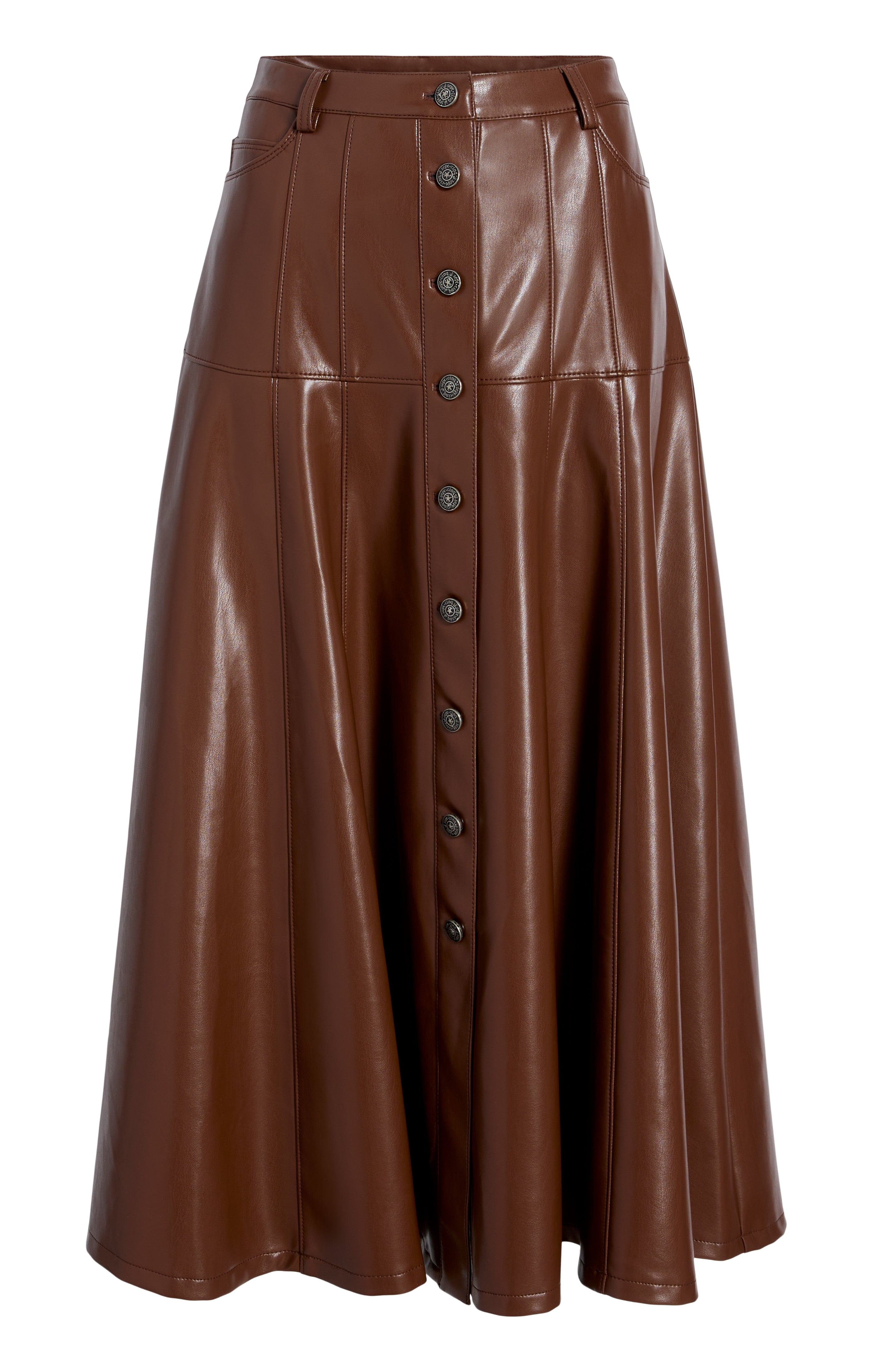 Vintage Zuri Genuine Leather Skirt | Golden Bird Boutique
