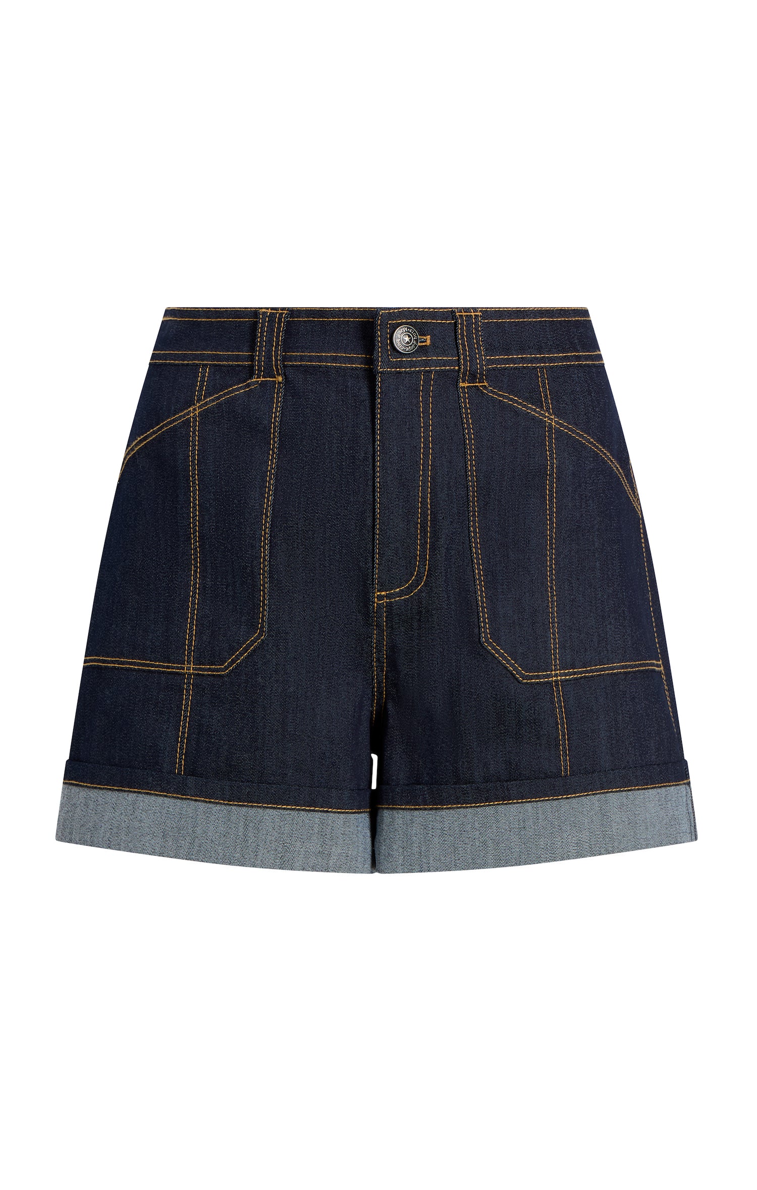 【COLOR iN ID】Back rivet bermuda pants Inverted Pleats Rivet Bermuda Pants (Black) - AAMBITION | 60