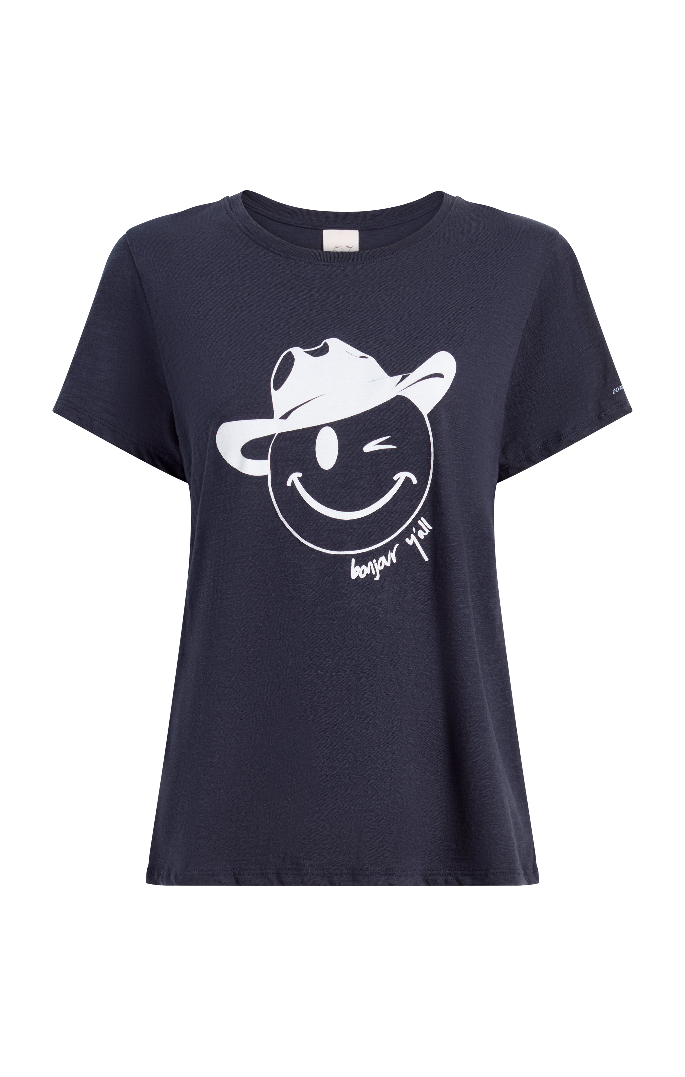 Bonjour Y'all Smiley Tee – Cinq à Sept