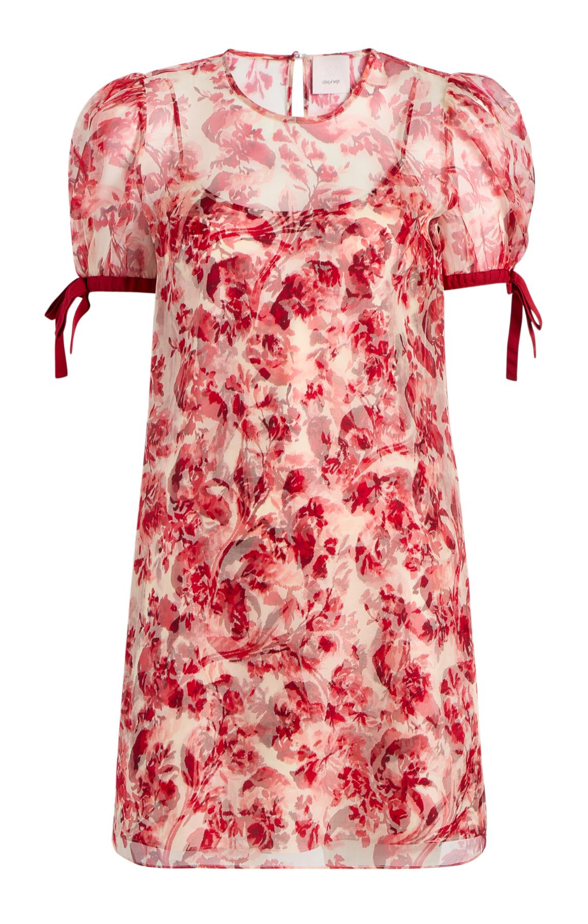 cinq a sept pink floral dress Meet our Sirrina dress- now available in Pale Flamingo exclusively on cinqasept.nyc