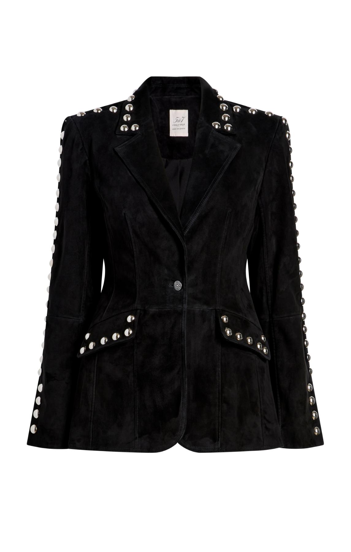 Studded Suede Milly Jacket – Cinq à Sept