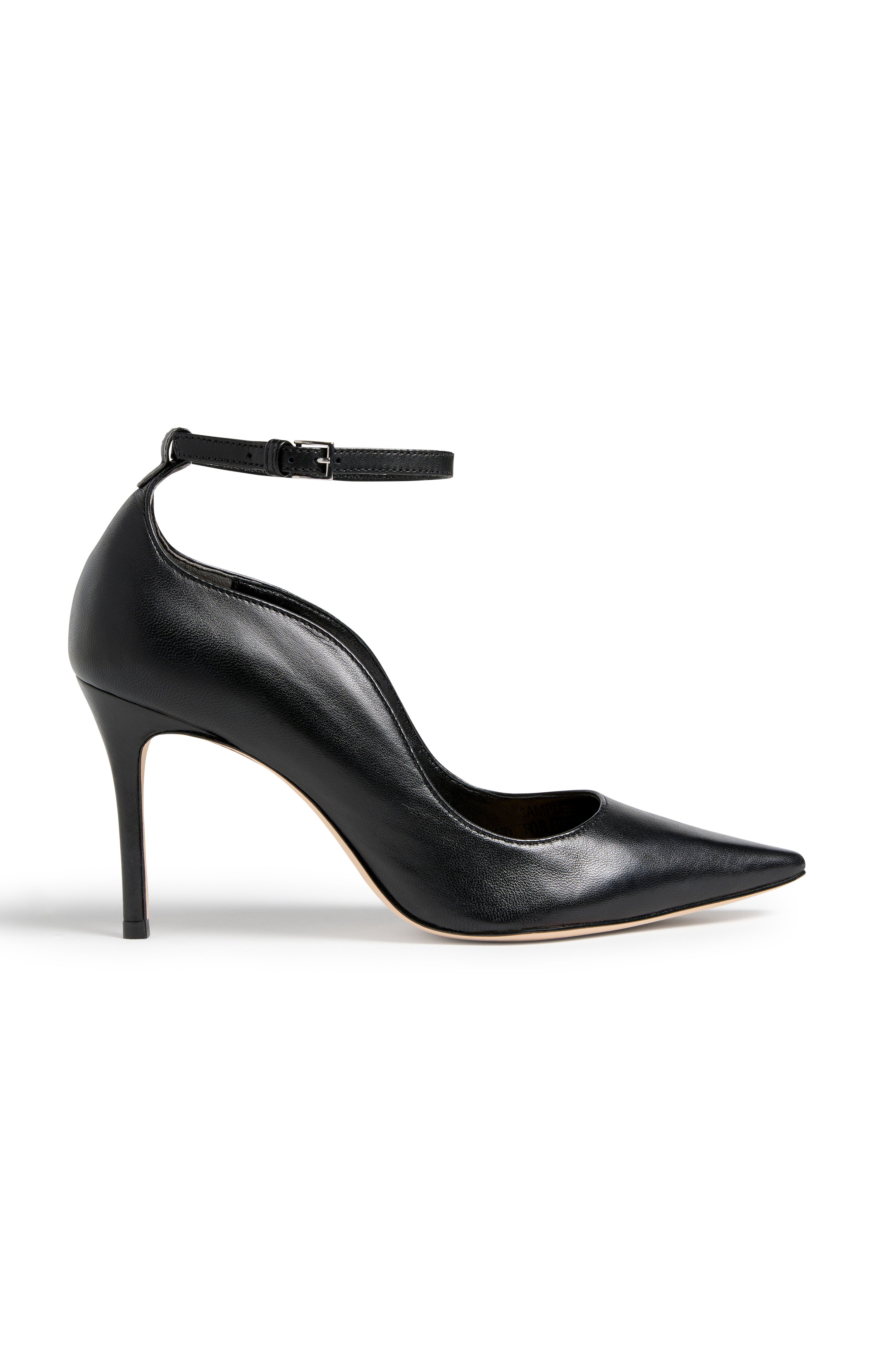 Riley Soft Curve Pointed Toe Ankle Strap Heel – Cinq à Sept