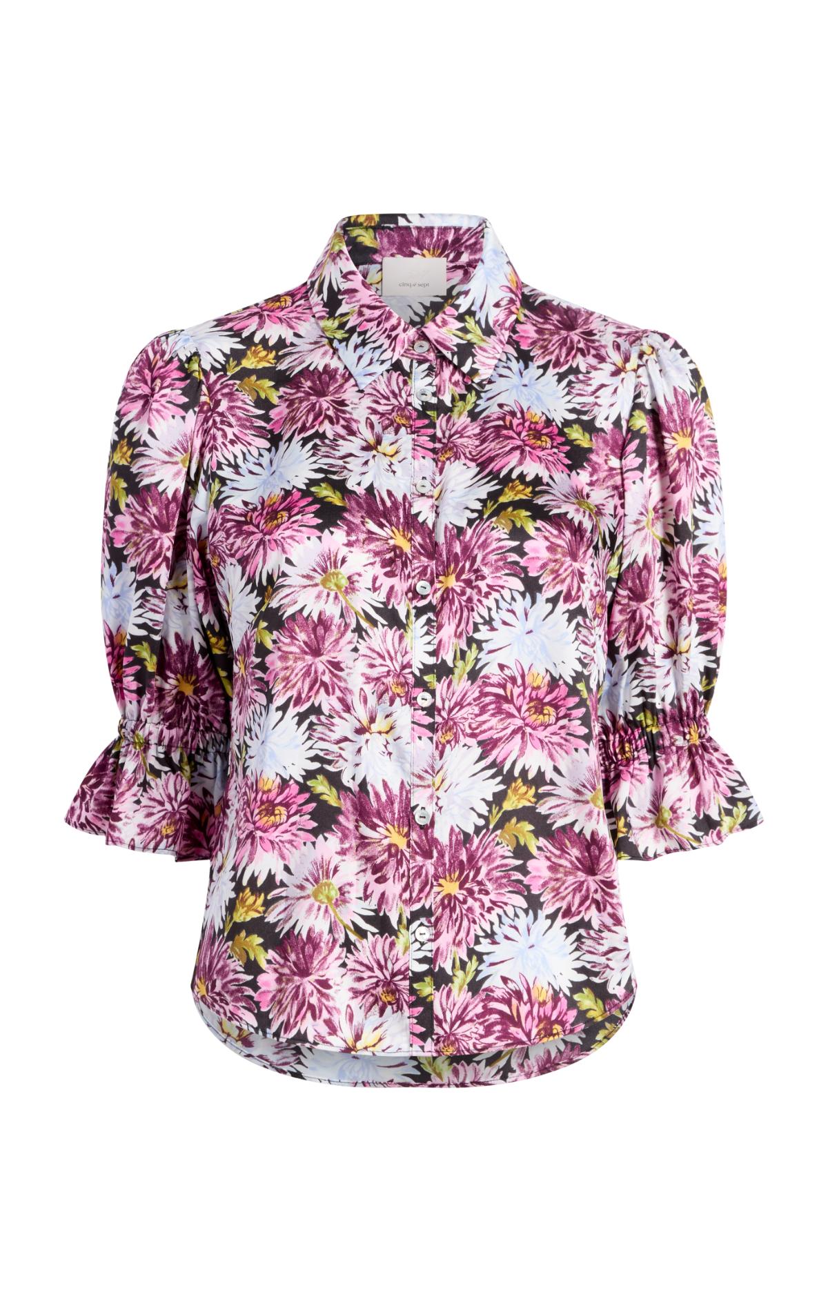 Dahlia Print Fiona Top – Cinq à Sept