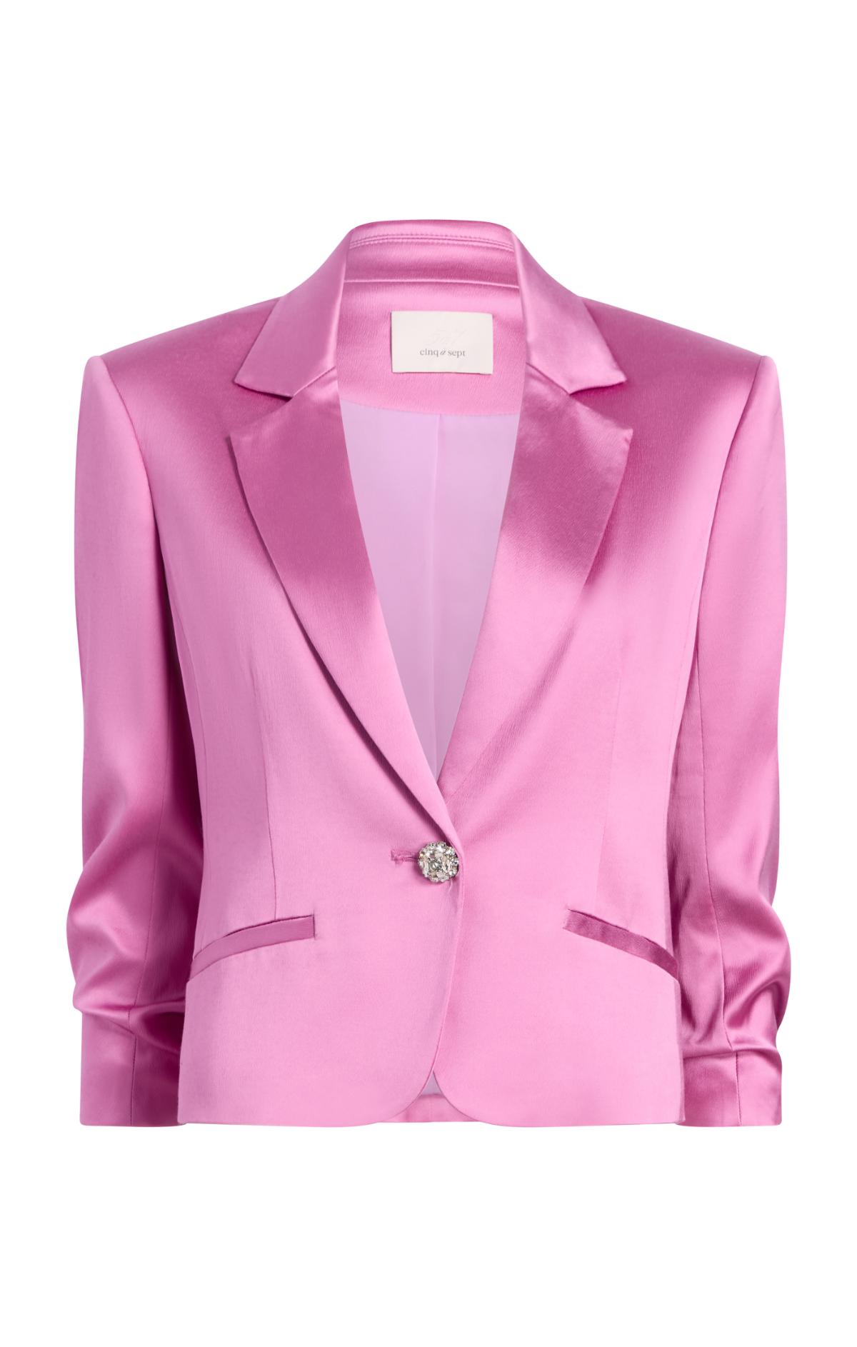 Textured Satin Le Petit Khloe Blazer – Cinq à Sept