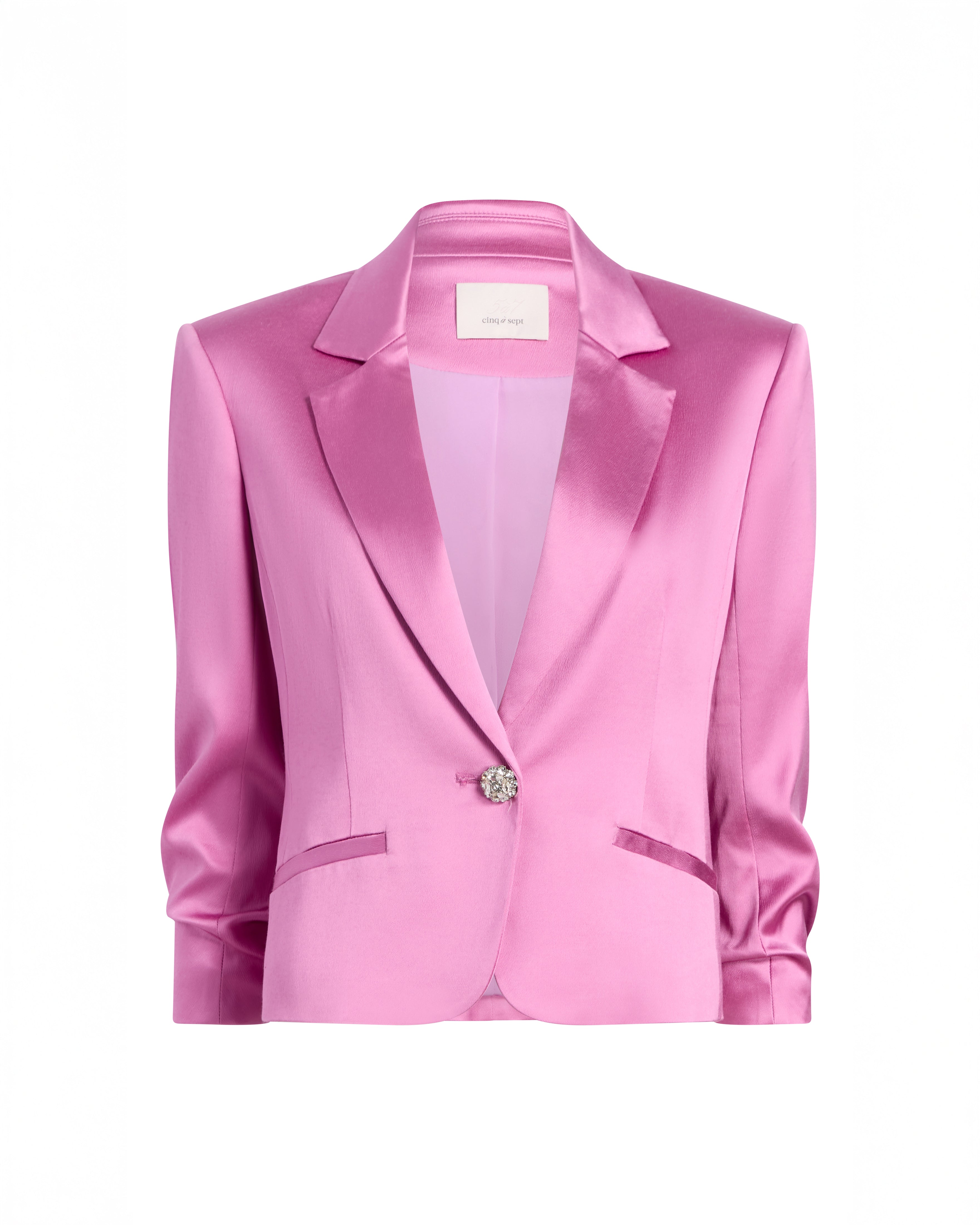 Textured Satin Le Petit Khloe Blazer – Cinq à Sept
