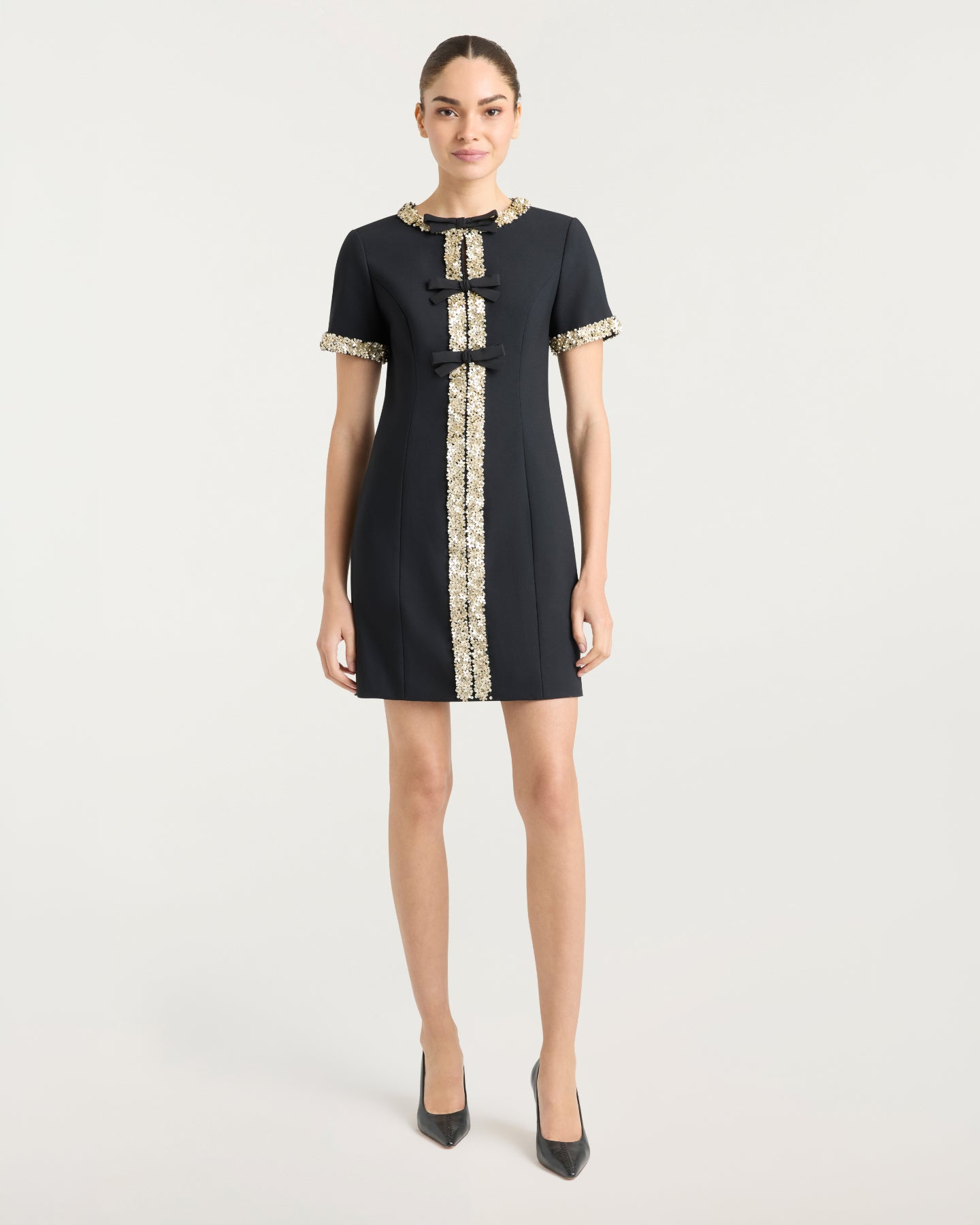 cinq a sept black dress Ambre sleeved Midi dress that exudes Sadie Stretch luxury and features a collared neckline Maelle Dress