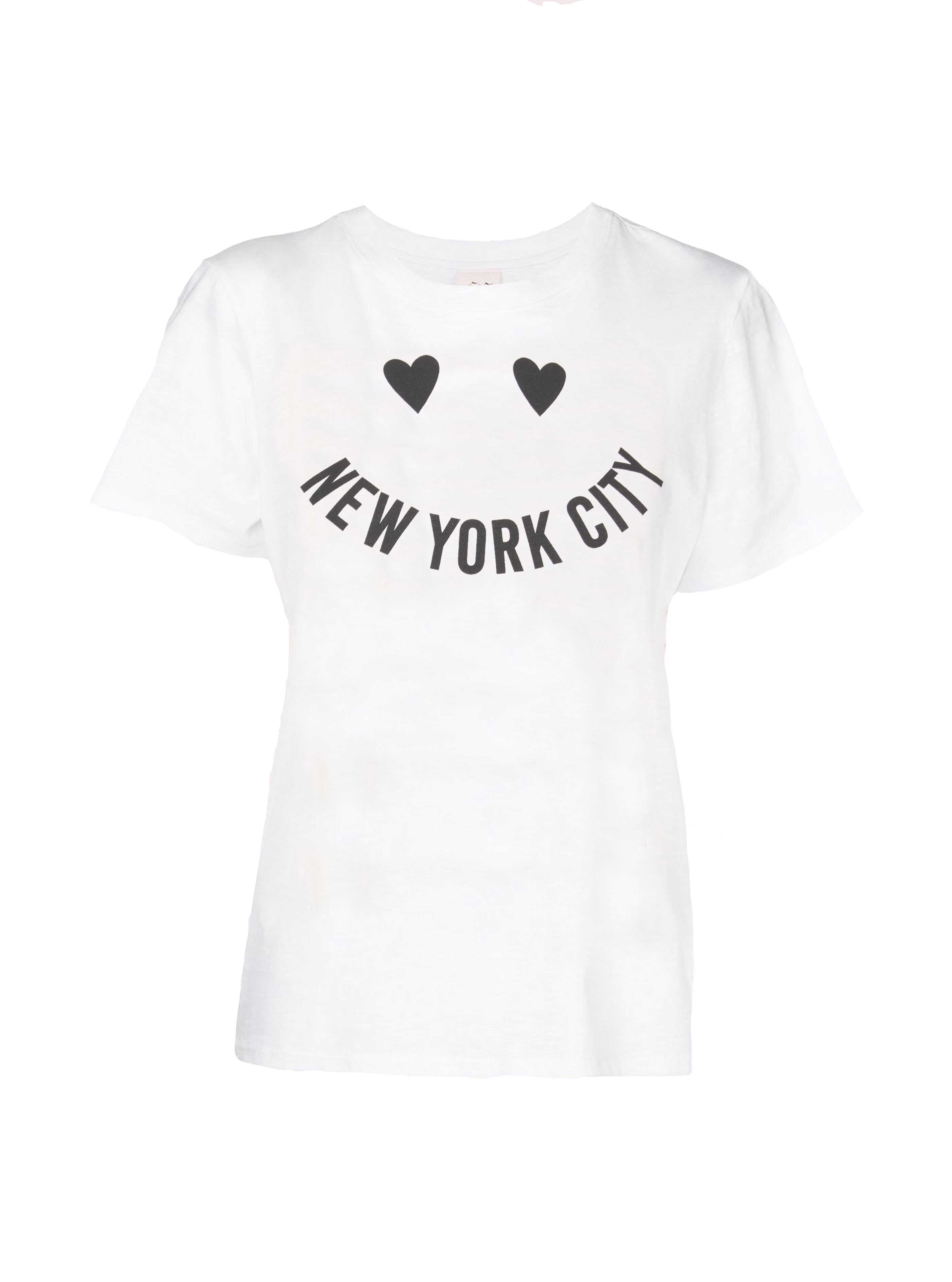 White New York Tee