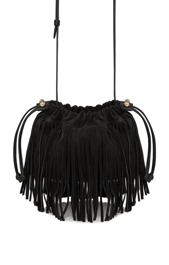 Strathberry Charlotte Drawstring Suede