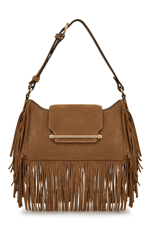 Strathberry Multrees Omni Zipped Suede