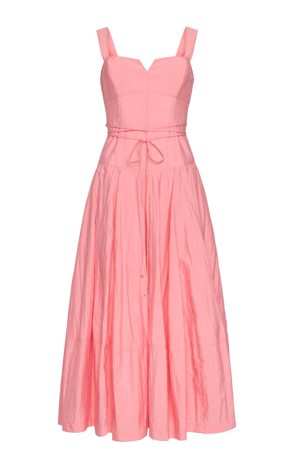 seashell pink dress Pink Seashell Print Mini Dress  Baublerella