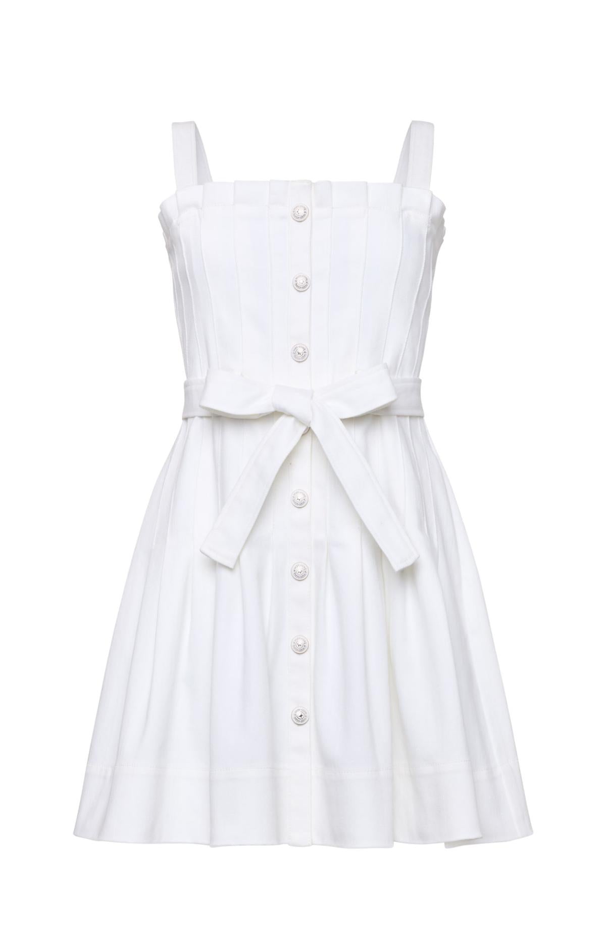 cinq a sept white mini dress Cinq a sept White Wrap Tie Mini Dress by Cinq A Sept