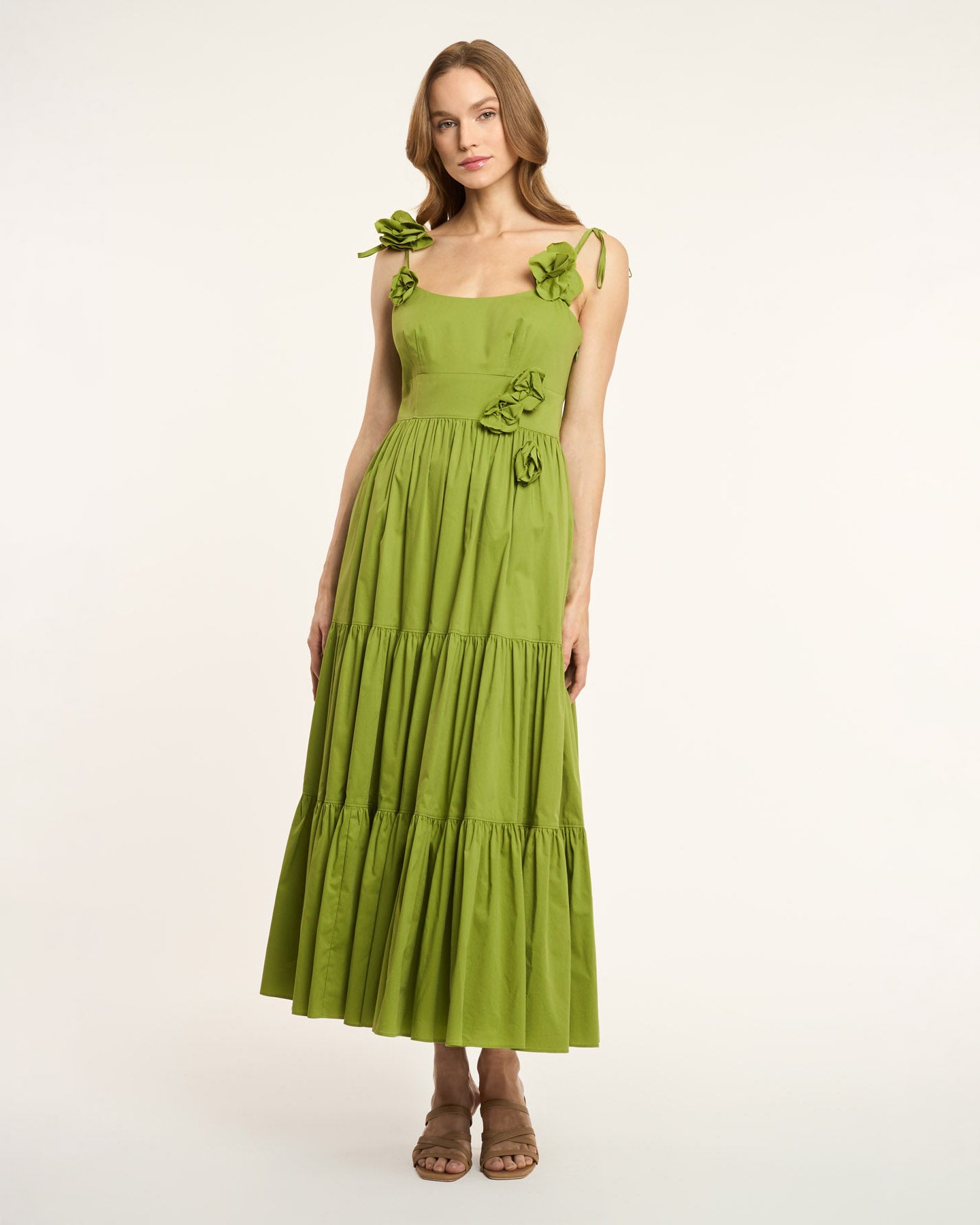 dark lime green dress Kael beach skirt for girls Crafted from slinky jersey Everybody talks about Rachel's Color:Fern Green