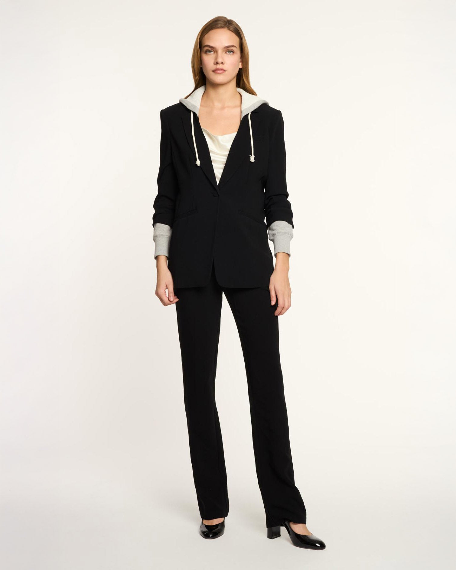 Chloé テーラードジャケット ブラック T34 Hooded Khloe Blazer – Cinq à Sept