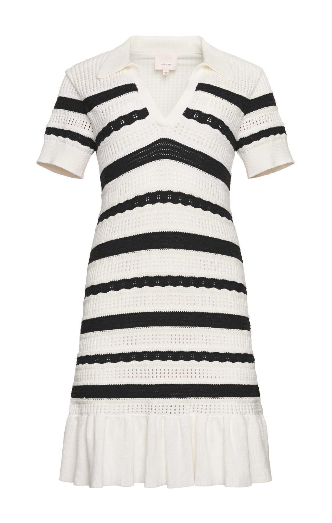 cinq a sept clementine knit polo dress Cinq  Sept Clementine Knit Polo Dress