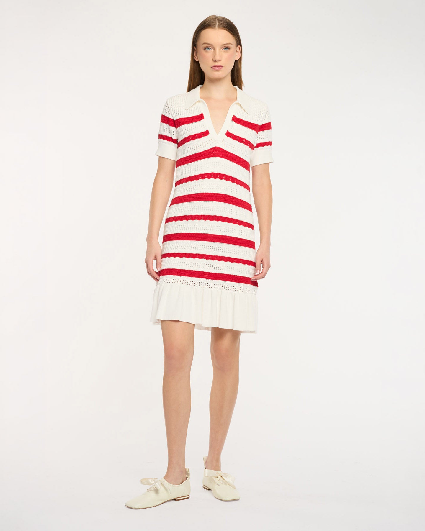 Clementine Knit Polo Dress