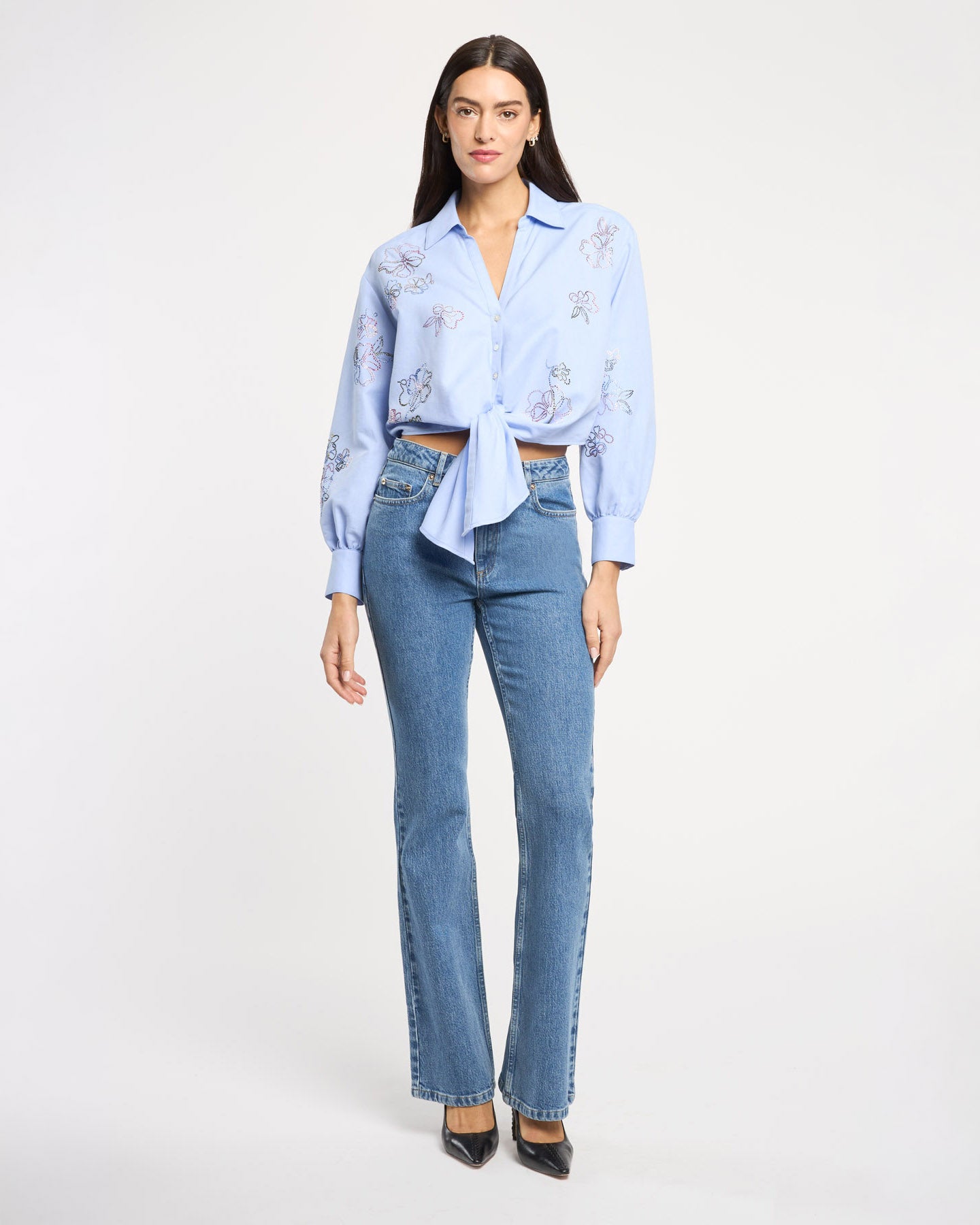René Blooming Flower Top Blooming Linework Marianna Top – Cinq à Sept