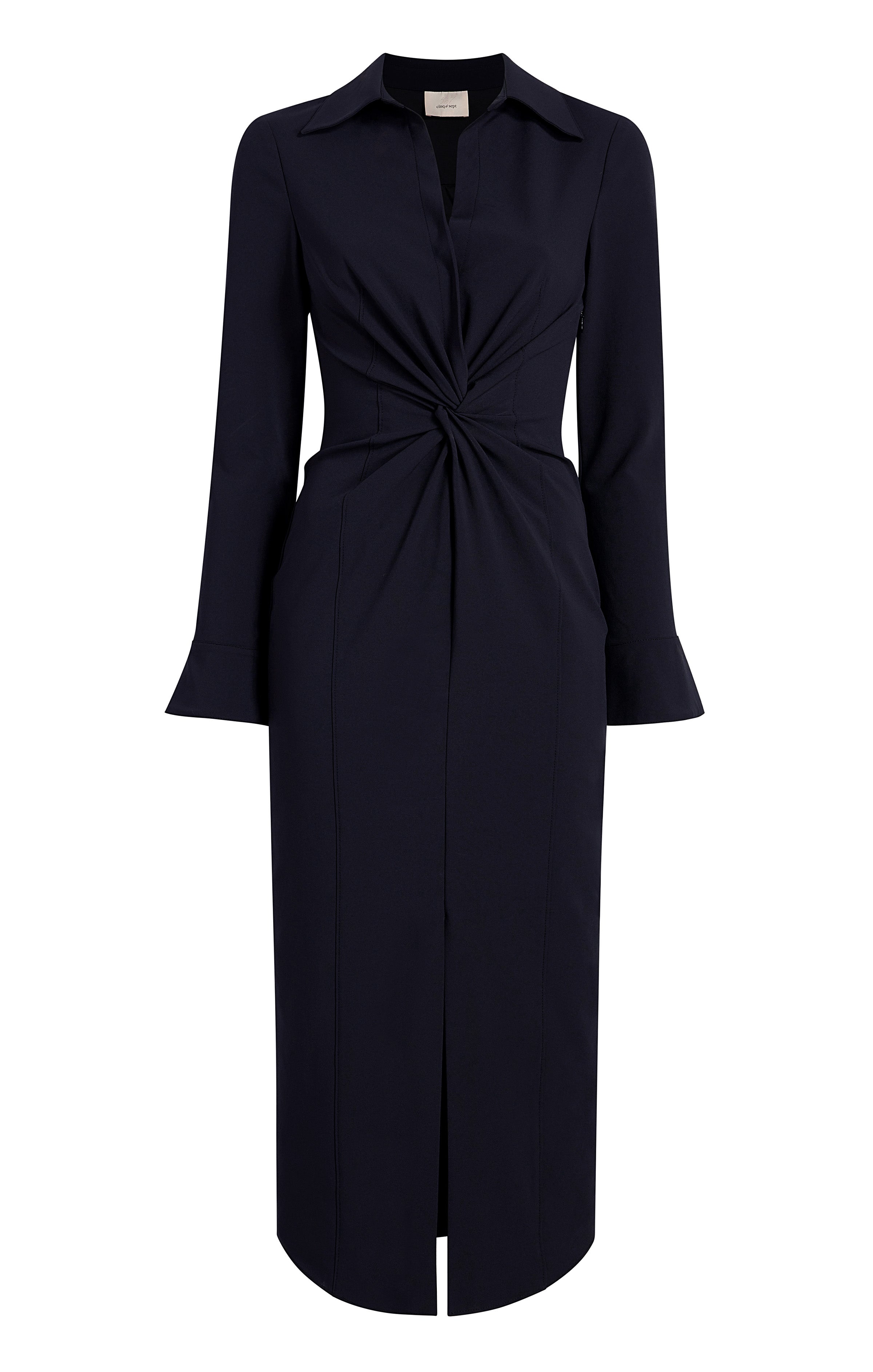 Cinq Sept McKenna Midi Dress - Navy - 4 Cinq Sept McKenna Midi Dress - Navy - 4