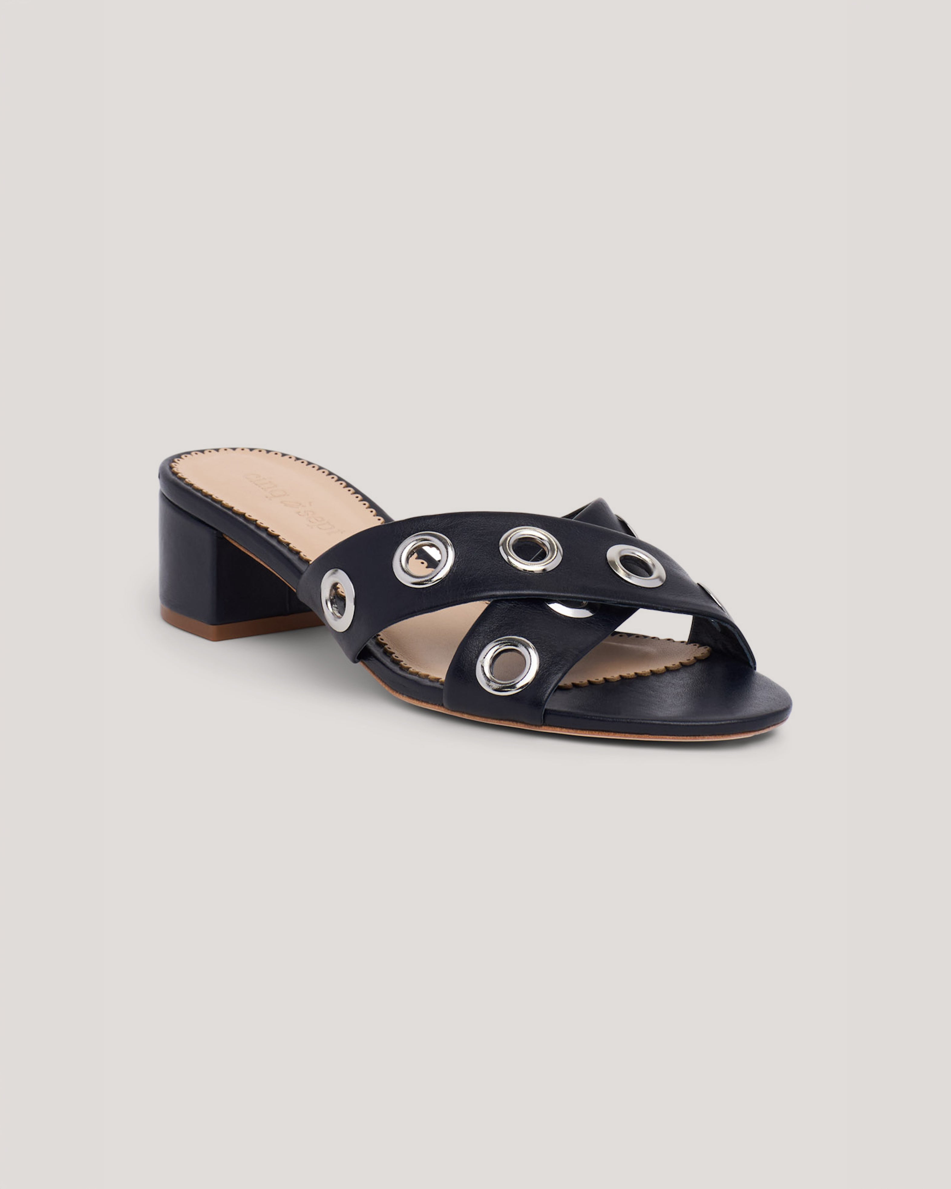 Maya Criss Cross Grommets Sandal