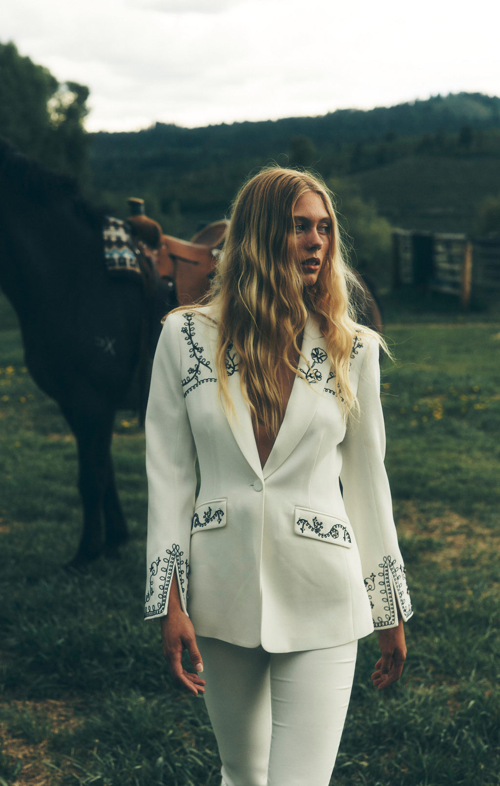 Soutache Embellished Cheyenne Blazer