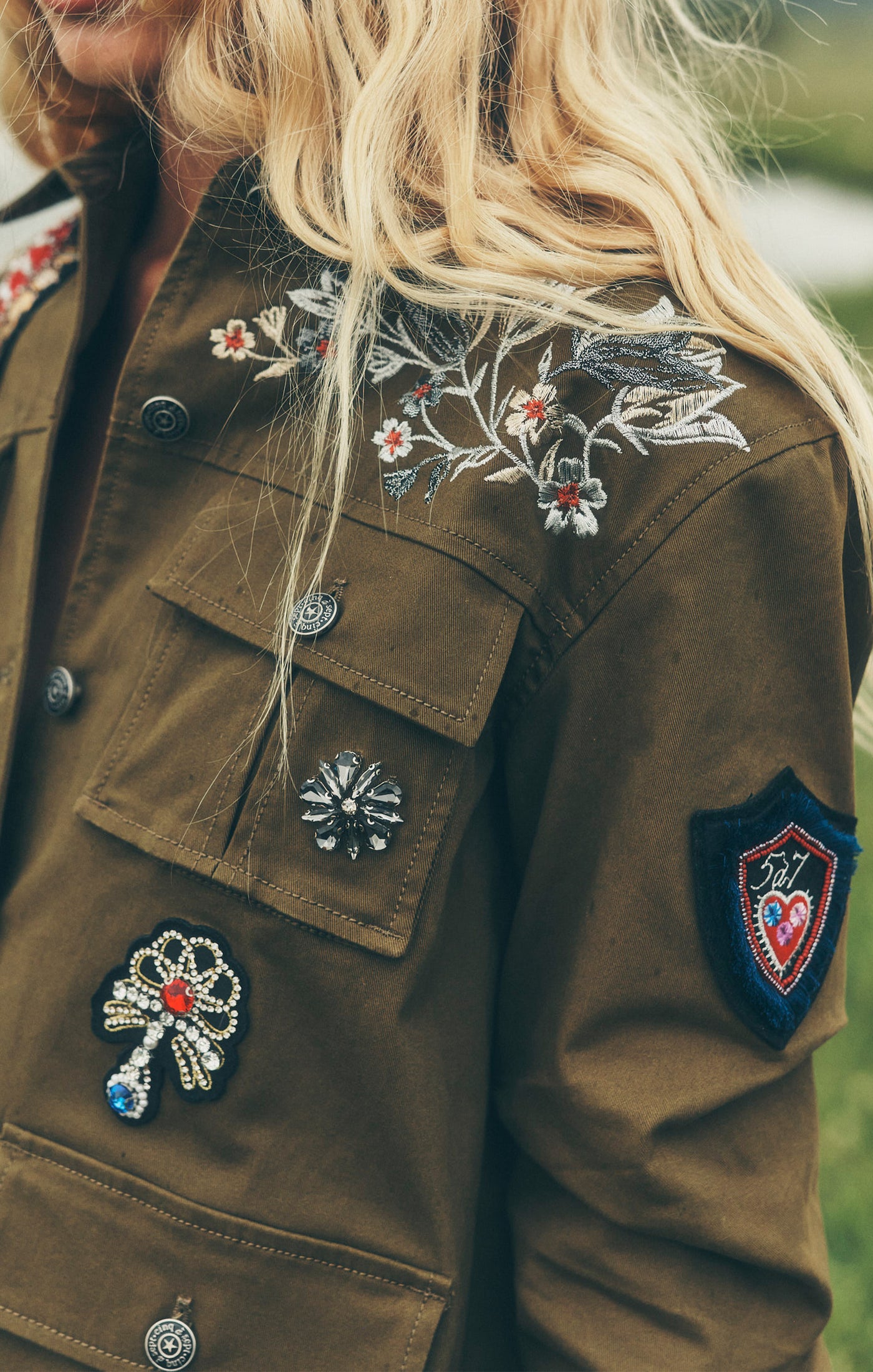 Embroidered Heritage Patch Vera Jacket