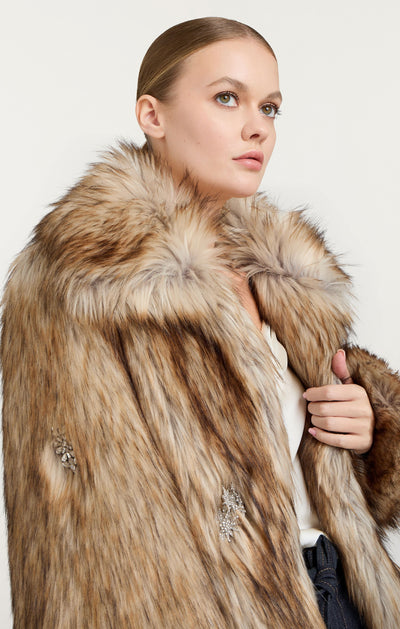 Embellished Short Tenley Coat