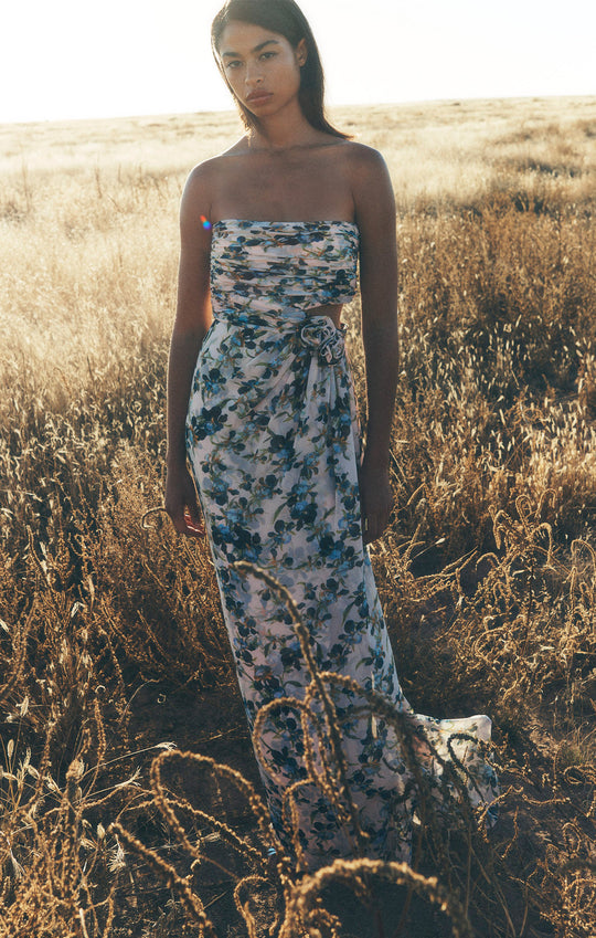 Trailing Iris Magy Gown