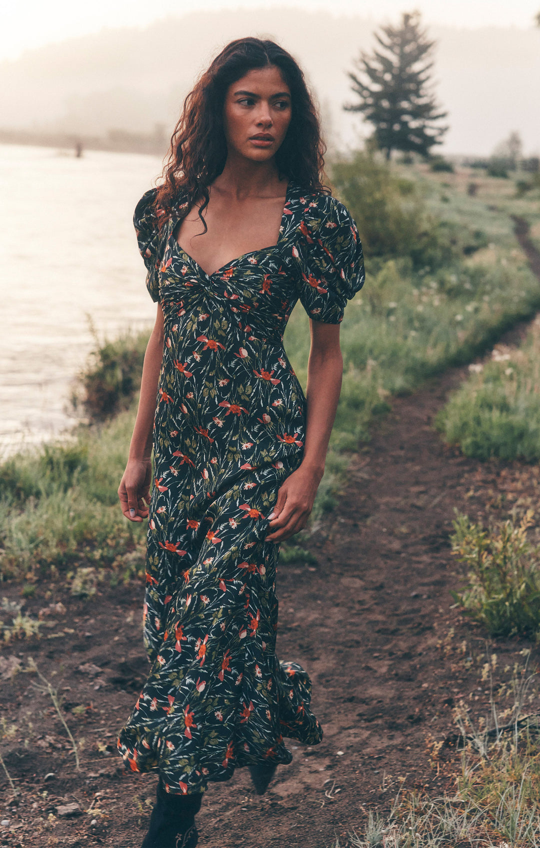 ワンピース apolina Wilma Dress, Golden Grove 3-5y Windswept Meadow Wilma Dress – Cinq à Sept