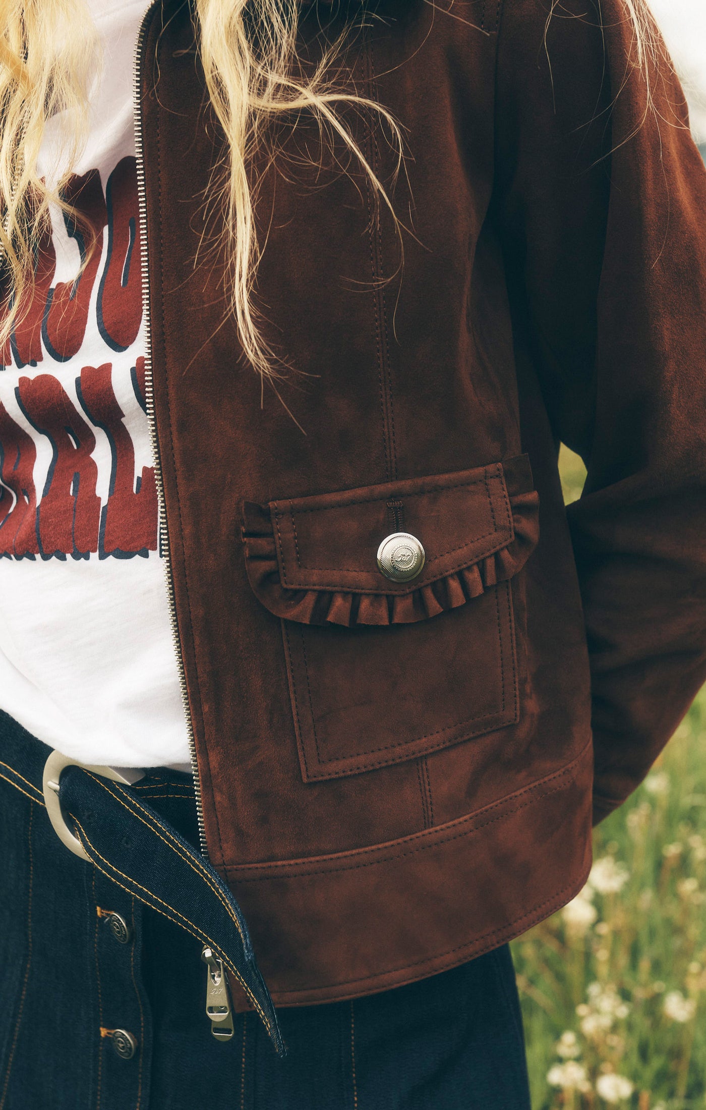 Suede Sybil Jacket