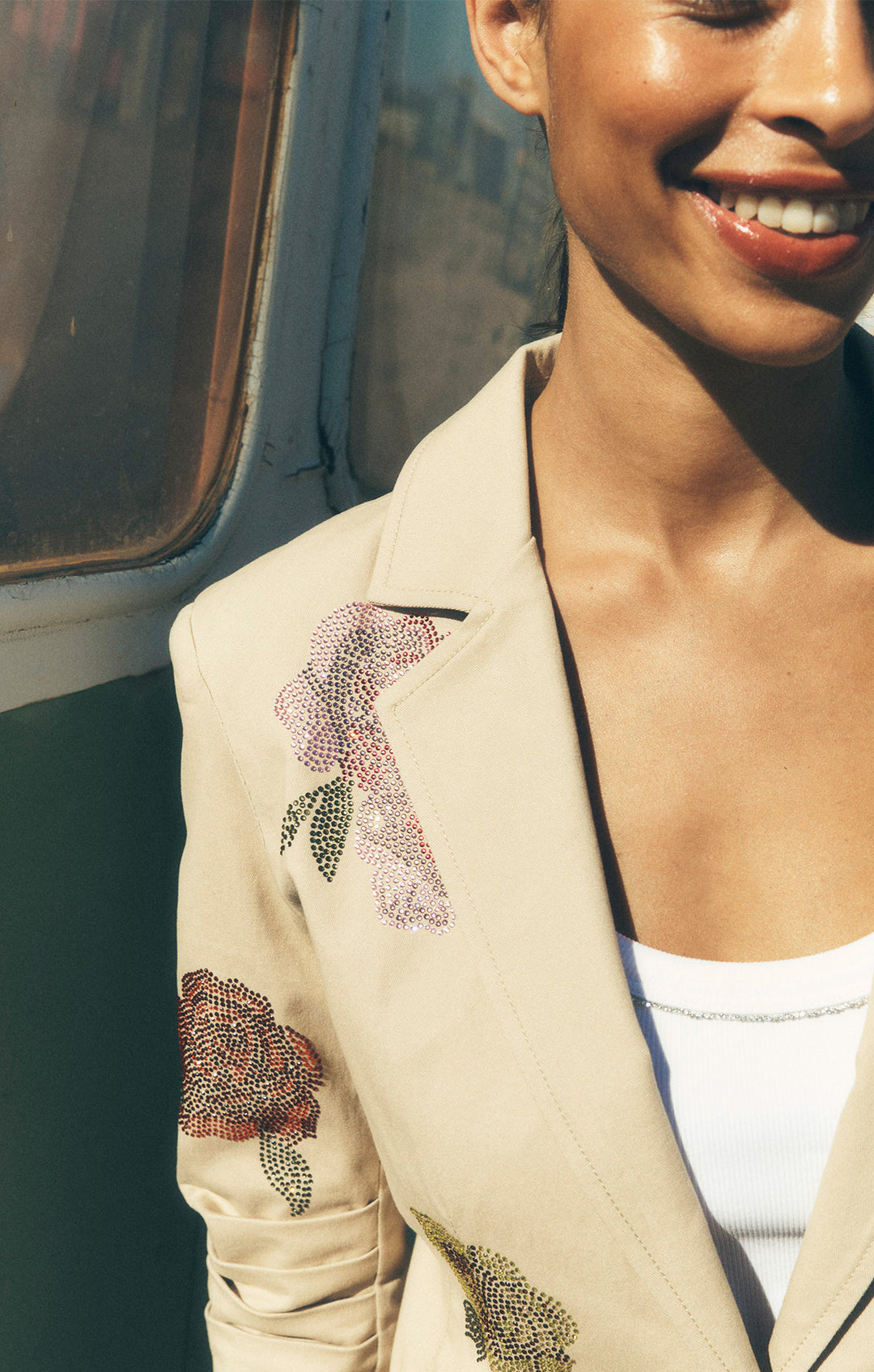 Heatset Roses Le Petit Khloe Blazer – Cinq à Sept
