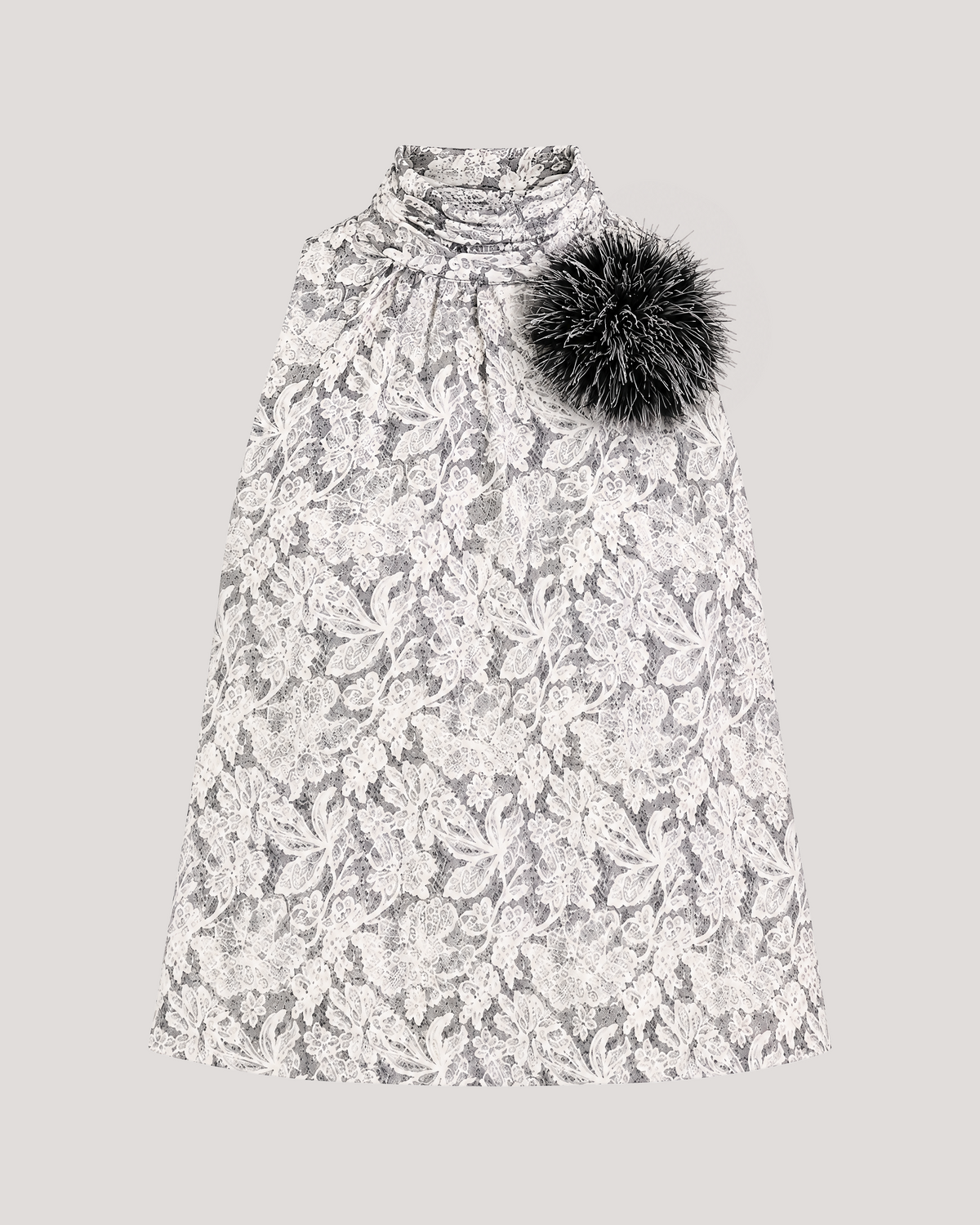 Trompe L'Oeil Lace Feather Romee Top