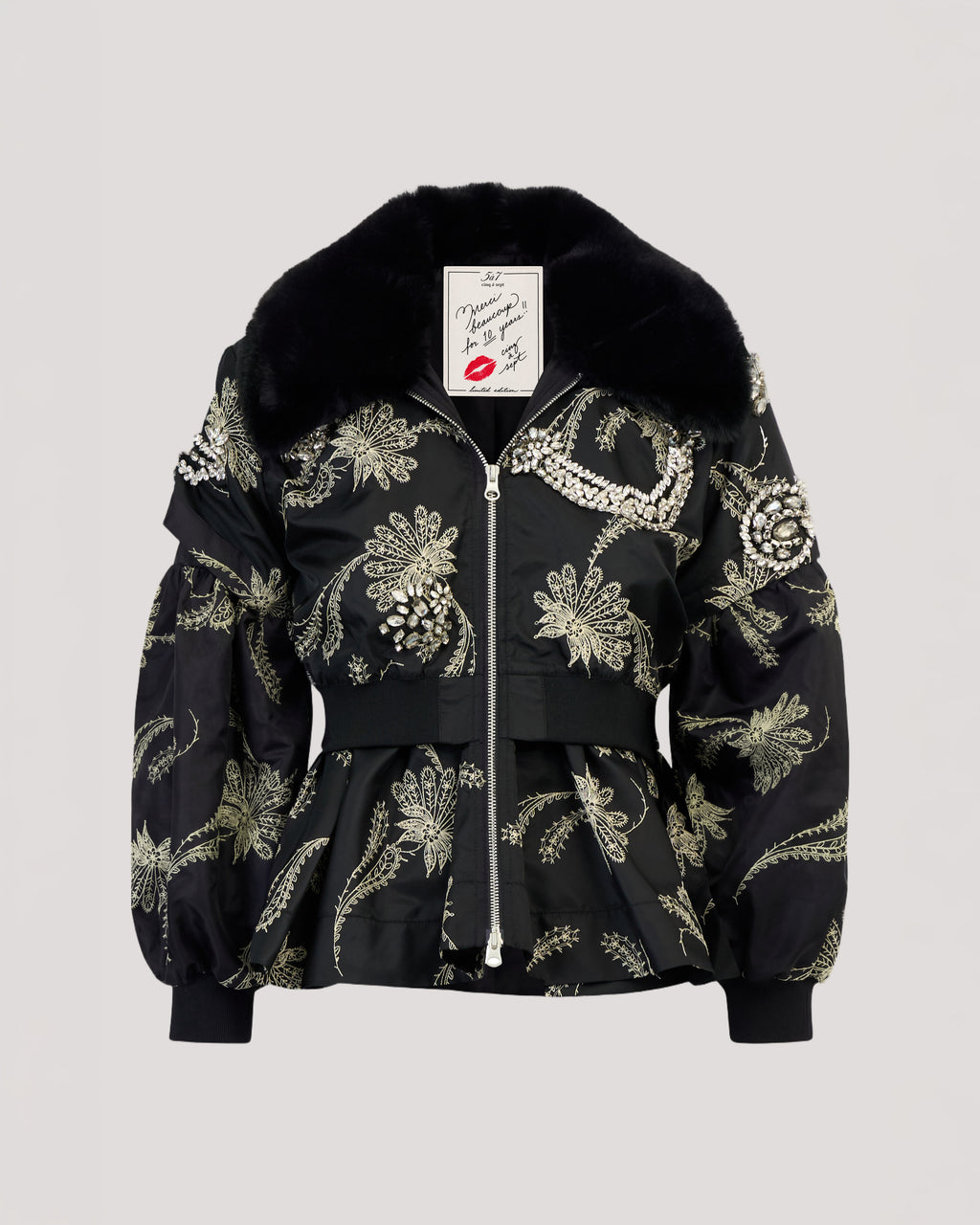Paisley Fan Embroidered Armelle Jacket