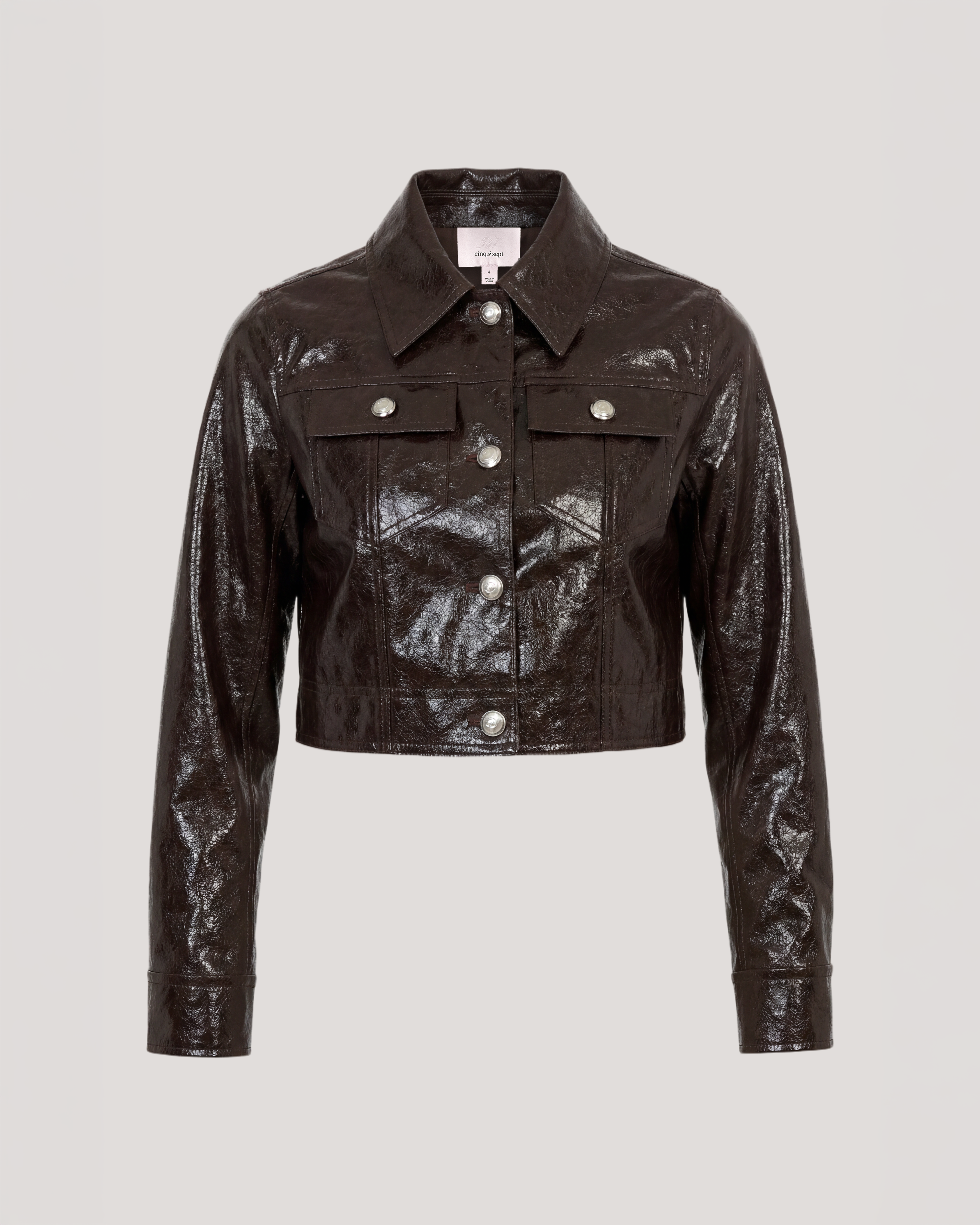 Tumbled Vegan Leather Lexie Jacket