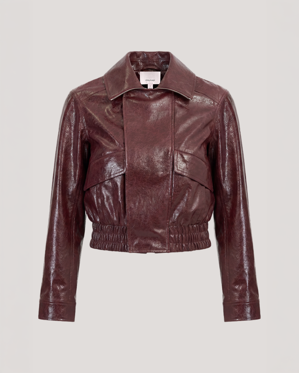 Tumbled Vegan Leather Alexander Jacket
