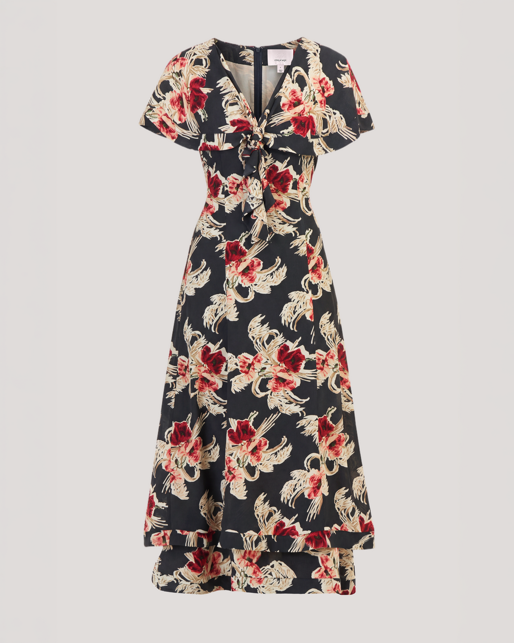 Wilted Poppy Antonetta Dress