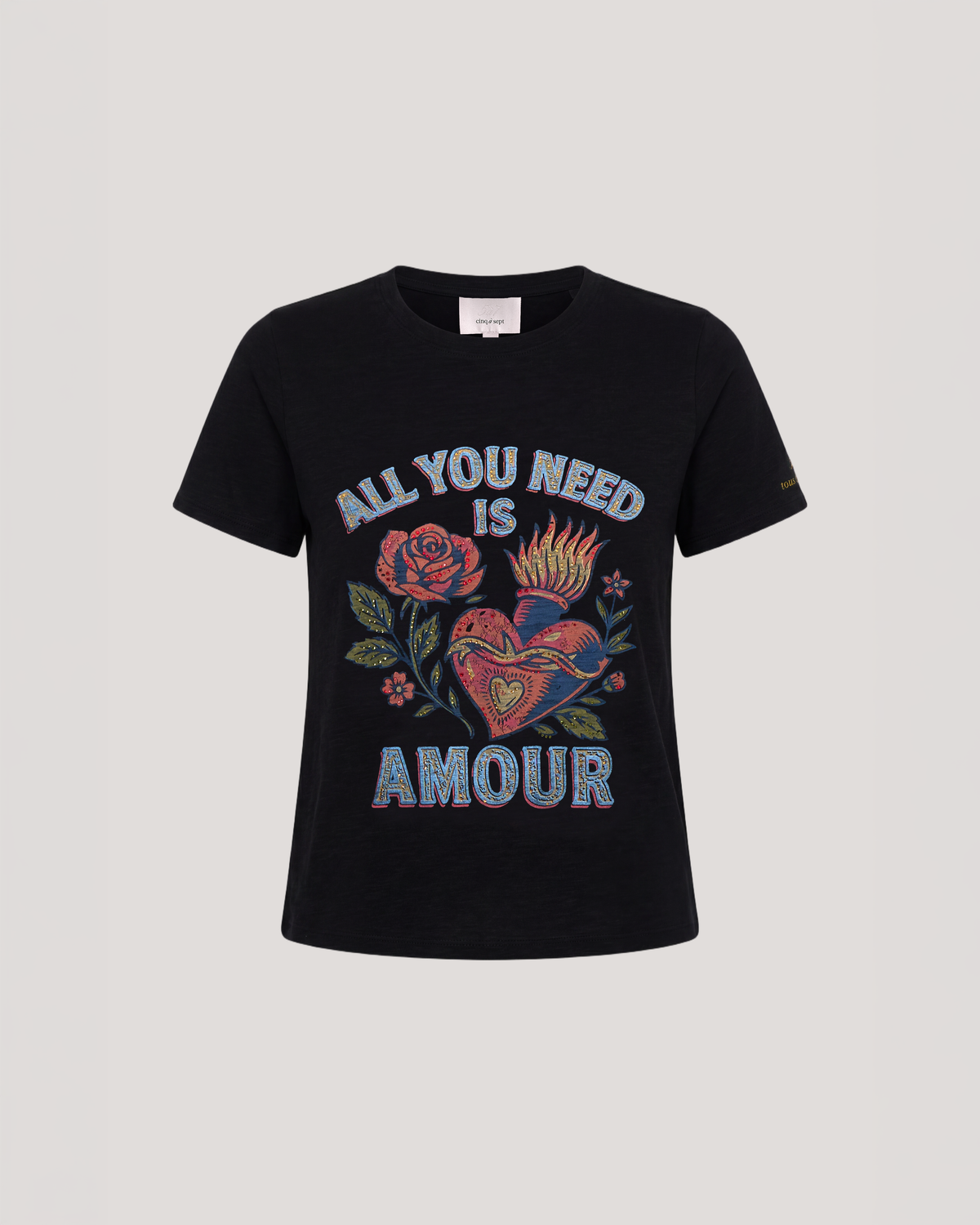 All You Need Is Amour Shrunken Band Tee
