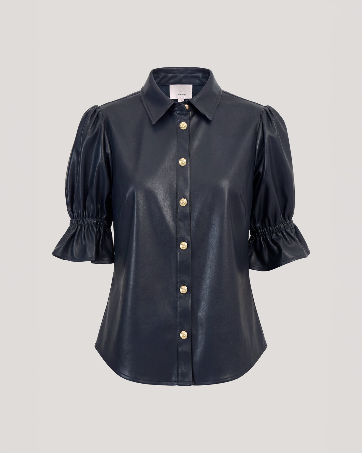 Lite Vegan Leather Fiona Top