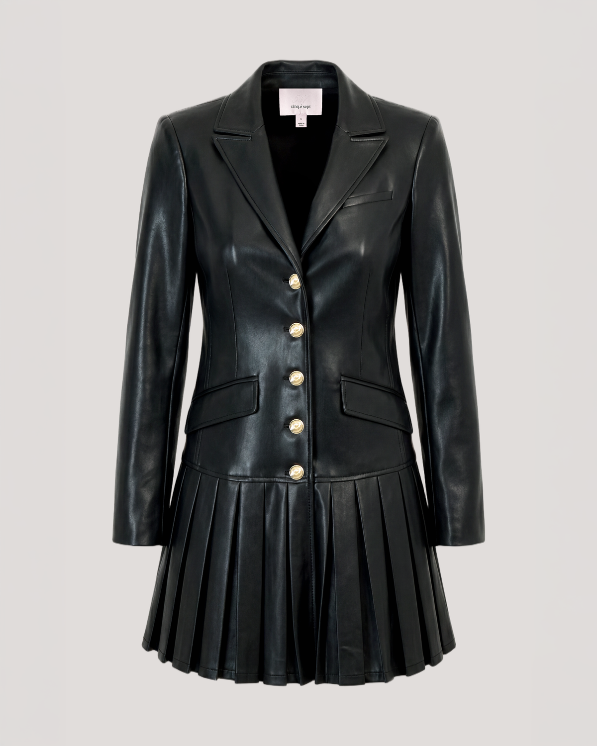 Vegan Leather Saule Dress