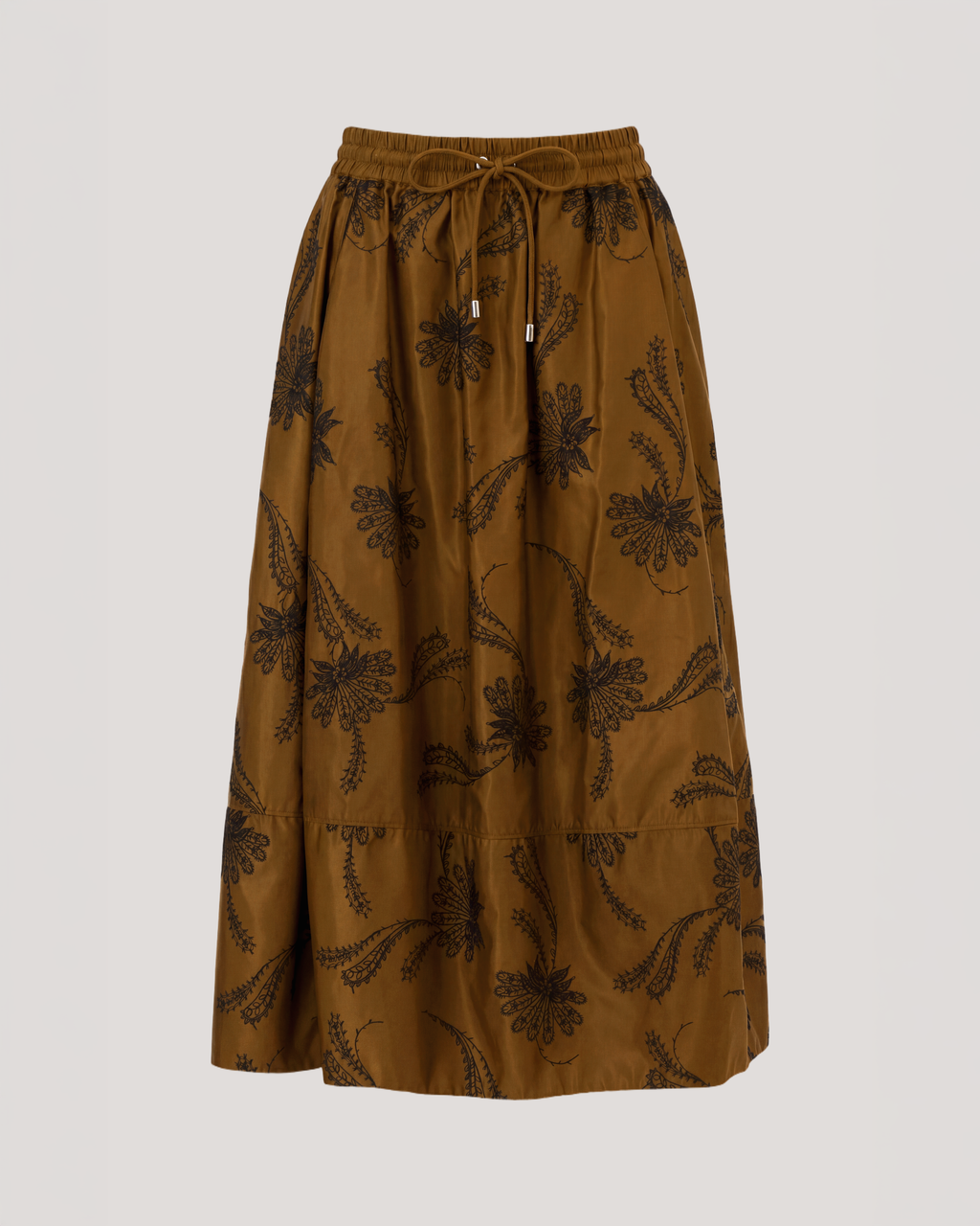 Paisley Fan Embroidered Sirani Skirt