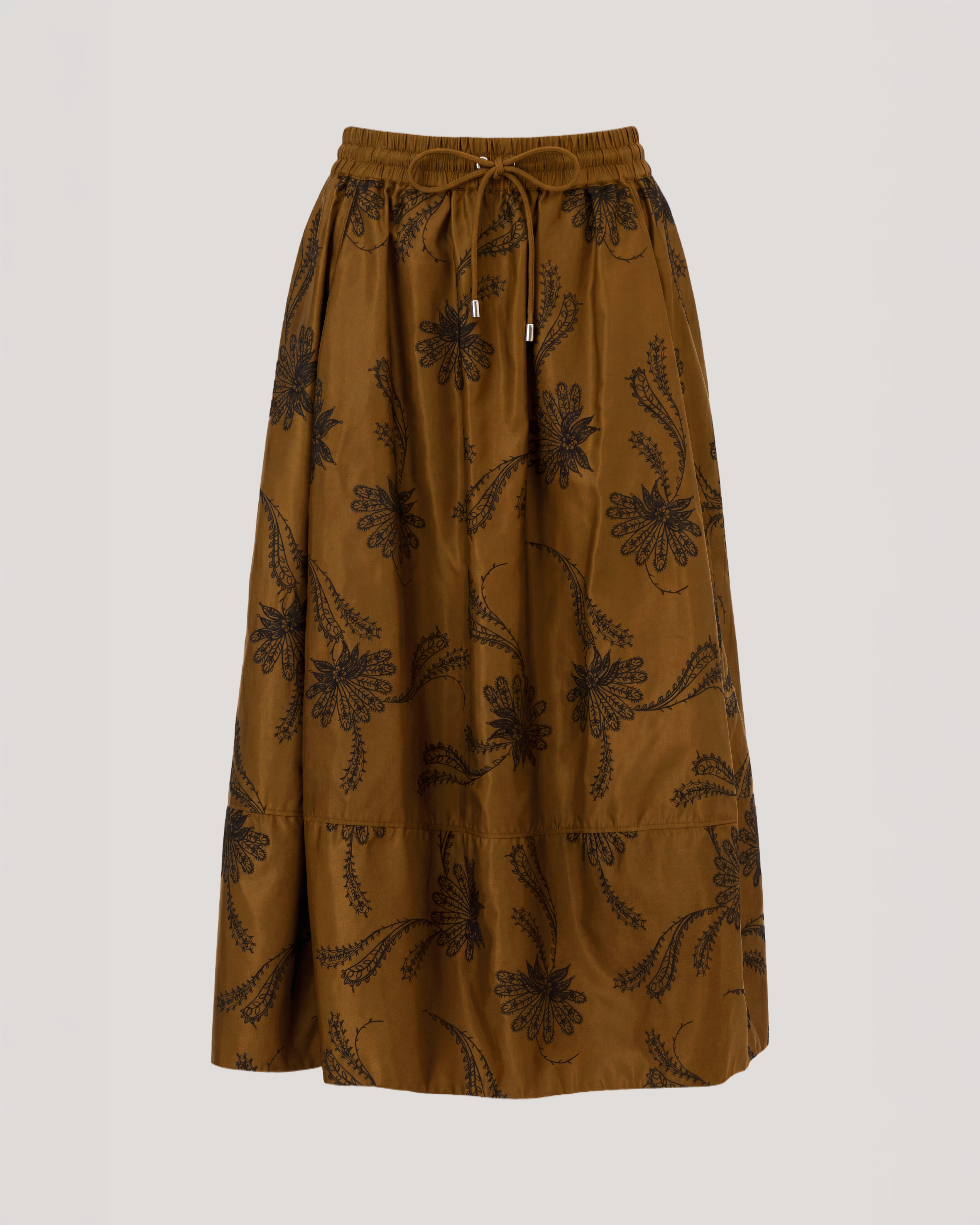 Paisley Fan Embroidered Sirani Skirt