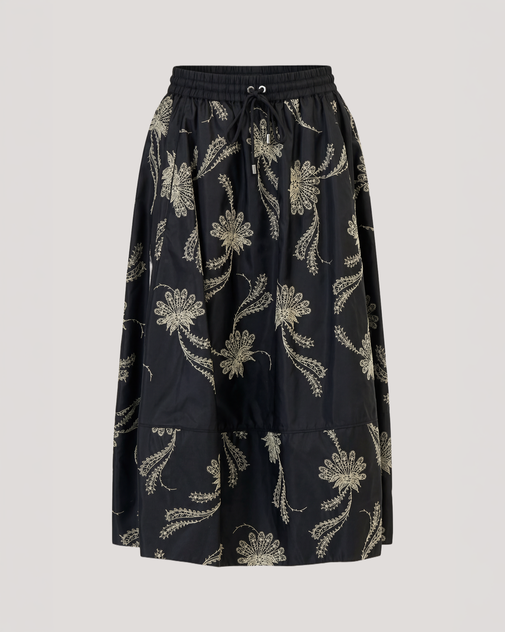 Paisley Fan Embroidered Sirani Skirt