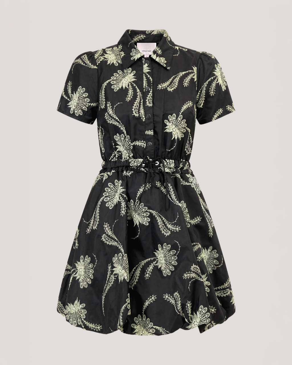 Paisley Fan Embroidered Ophelie Dress