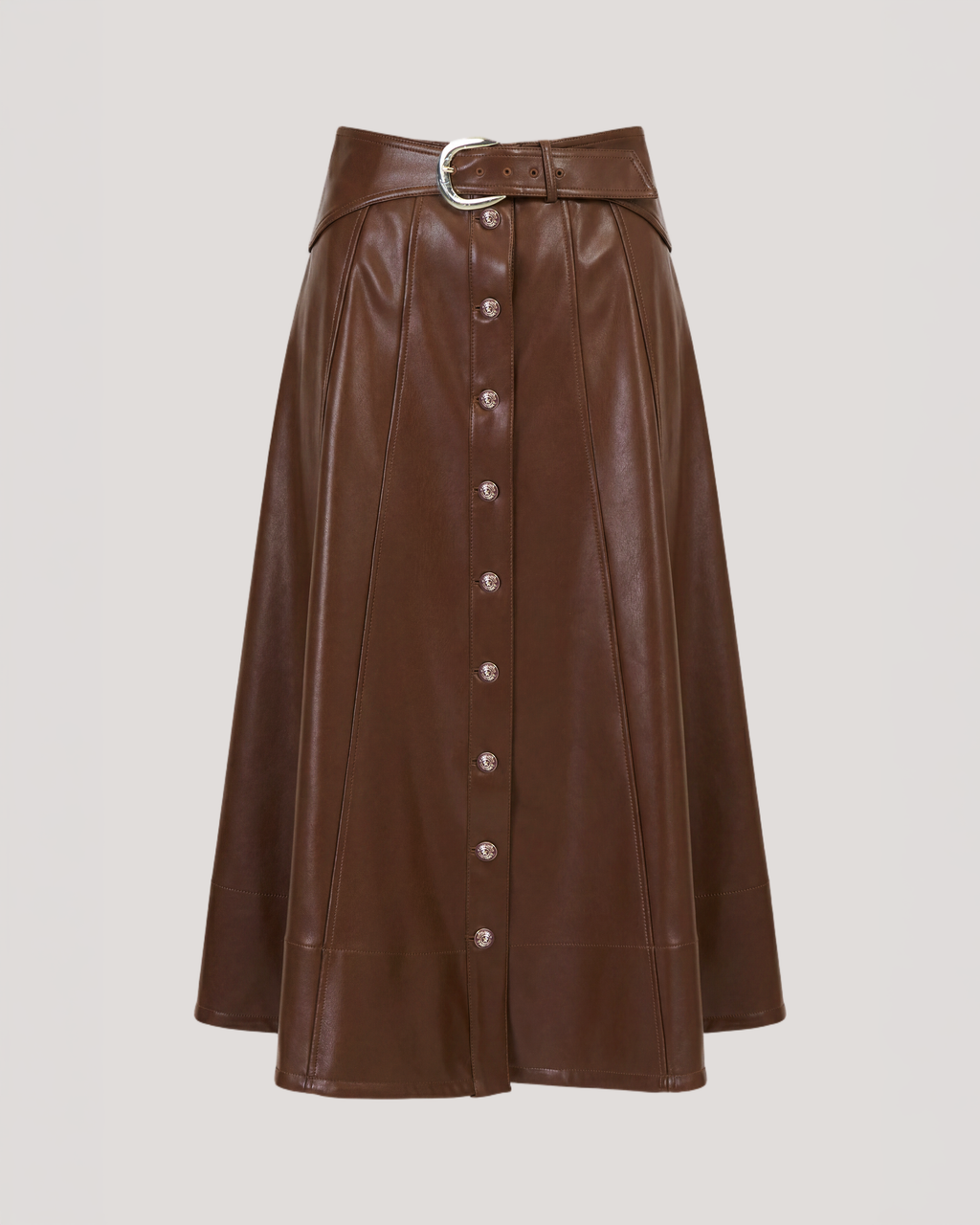 Vegan Leather Briony Skirt