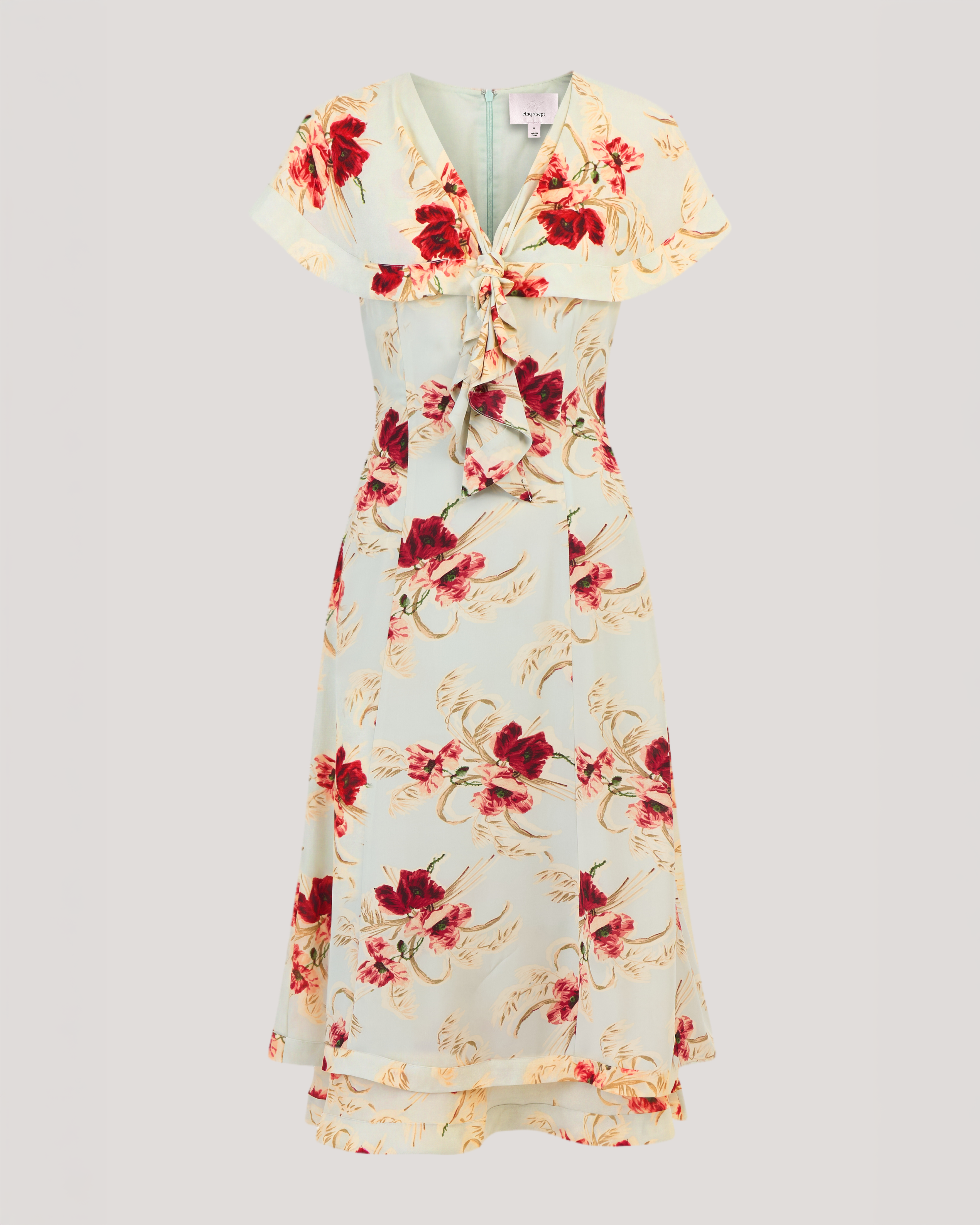 Wilted Poppy Antonetta Dress
