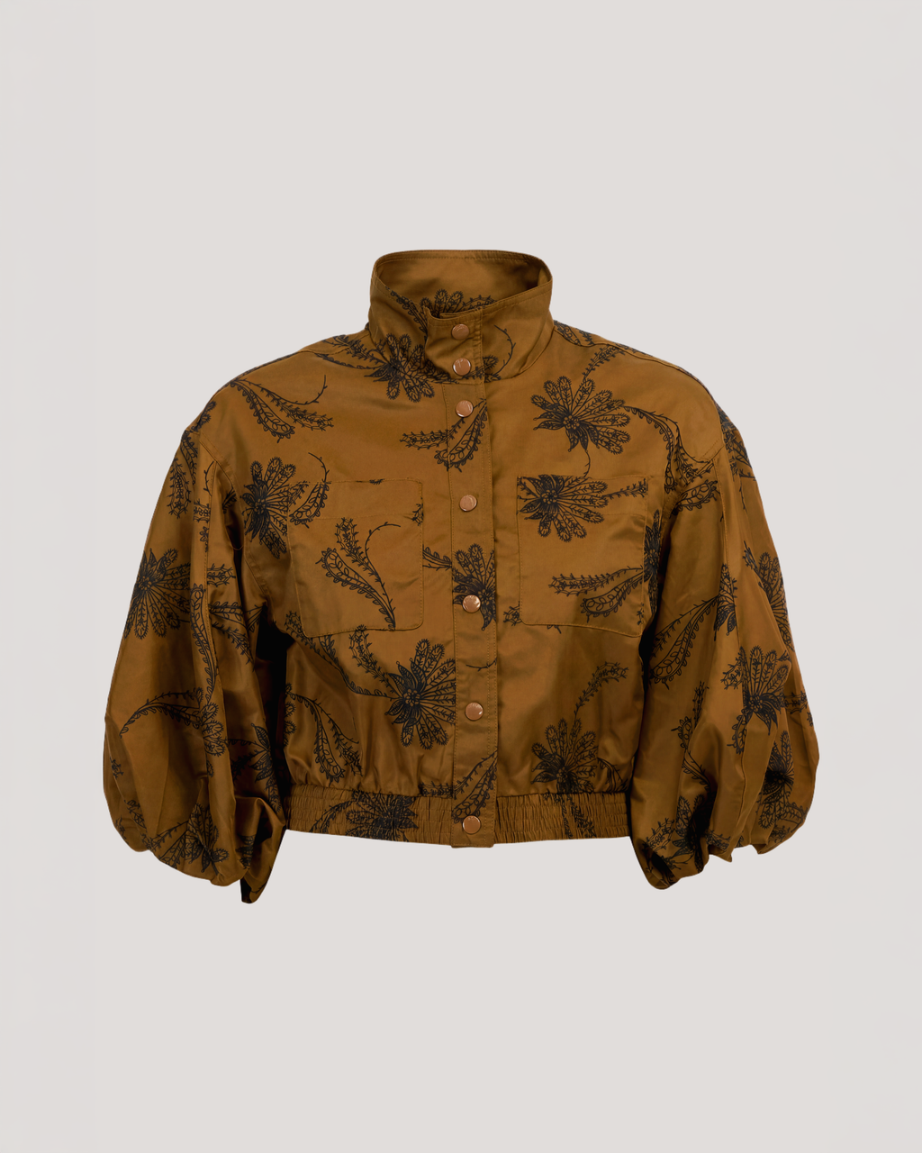 Paisley Fan Embroidered Iggy Jacket