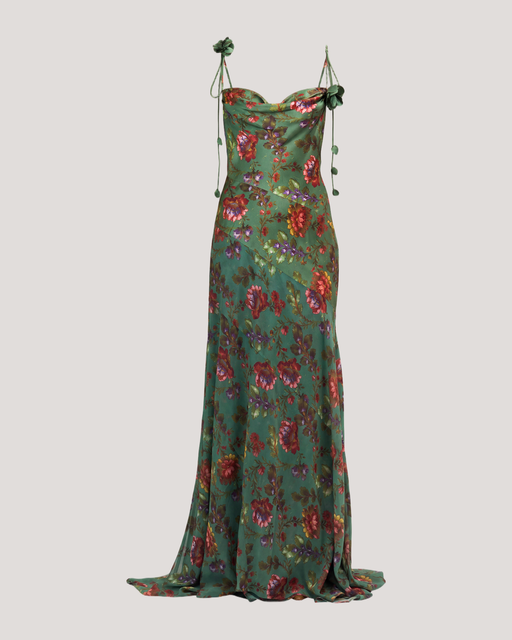 Fresco Floral Vionette Gown