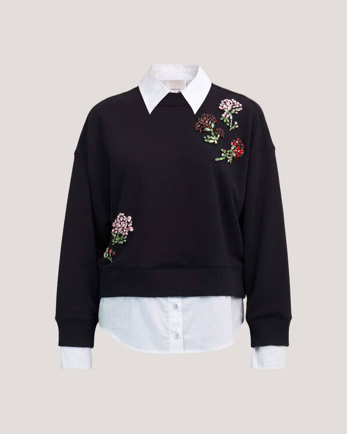 Rhinestone Roses Justina Pullover