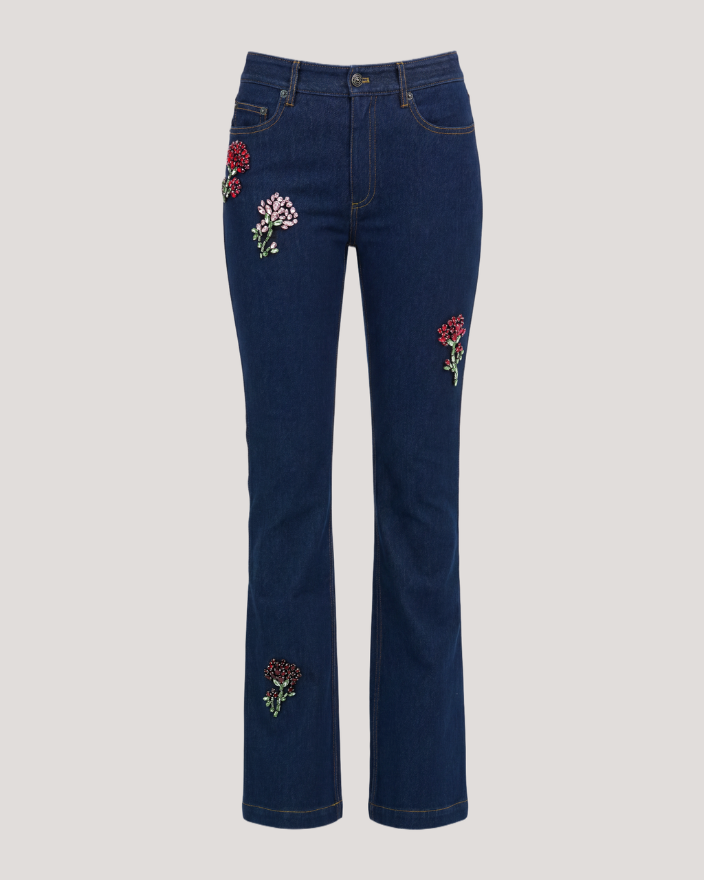 Rhinestone Roses Stevie Jeans